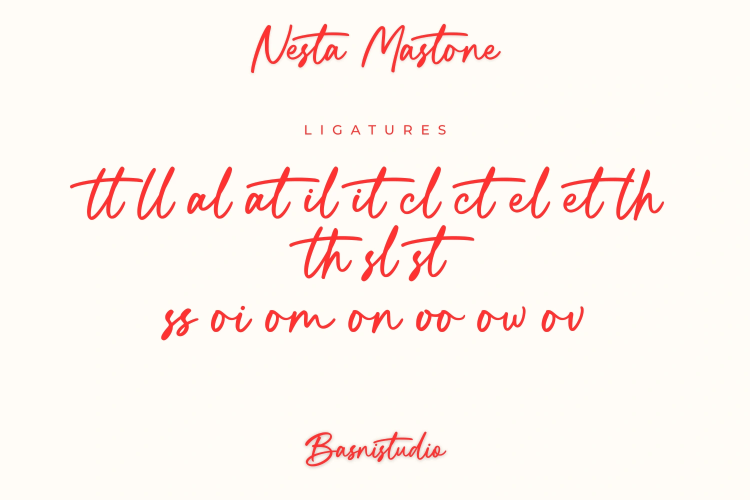 Nesta Mastone Handwriting Font — image 13