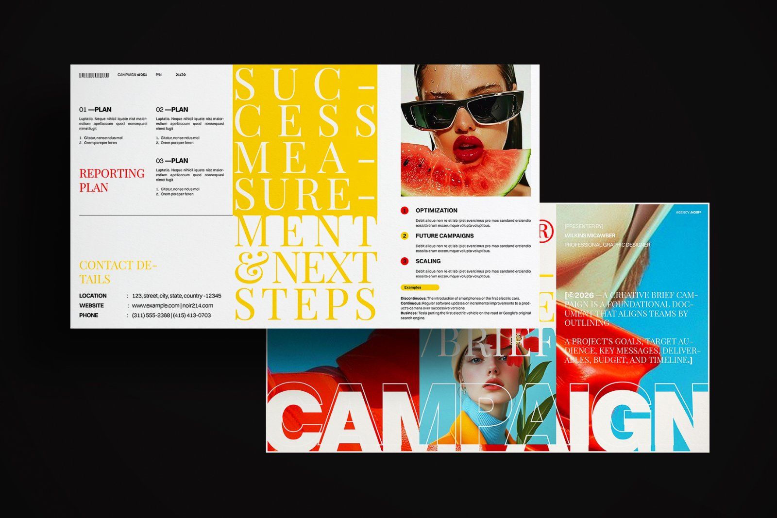 Creative Brief Campaign Presentation Template