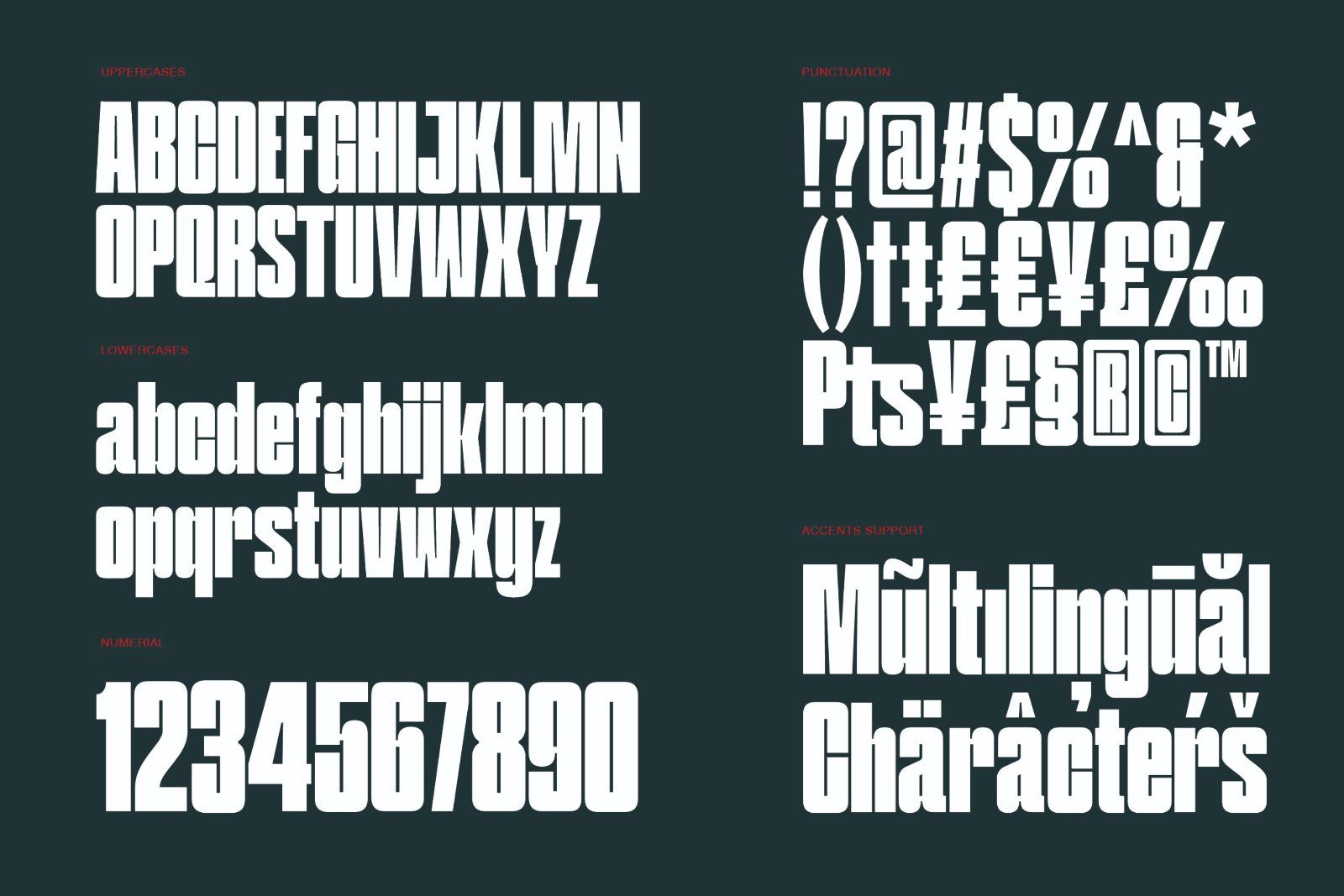 Rumiond - Bold Condensed Font