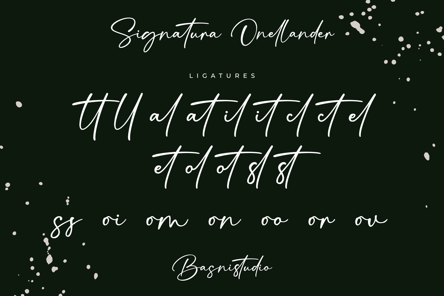 Signatura Onelander Font