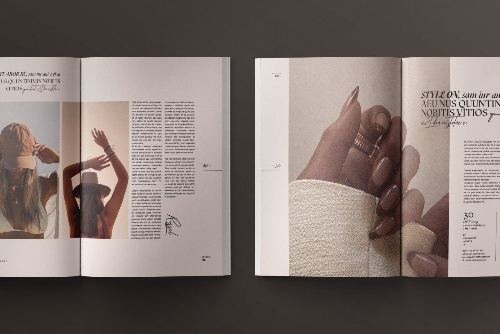 The Life Style Magazine Template