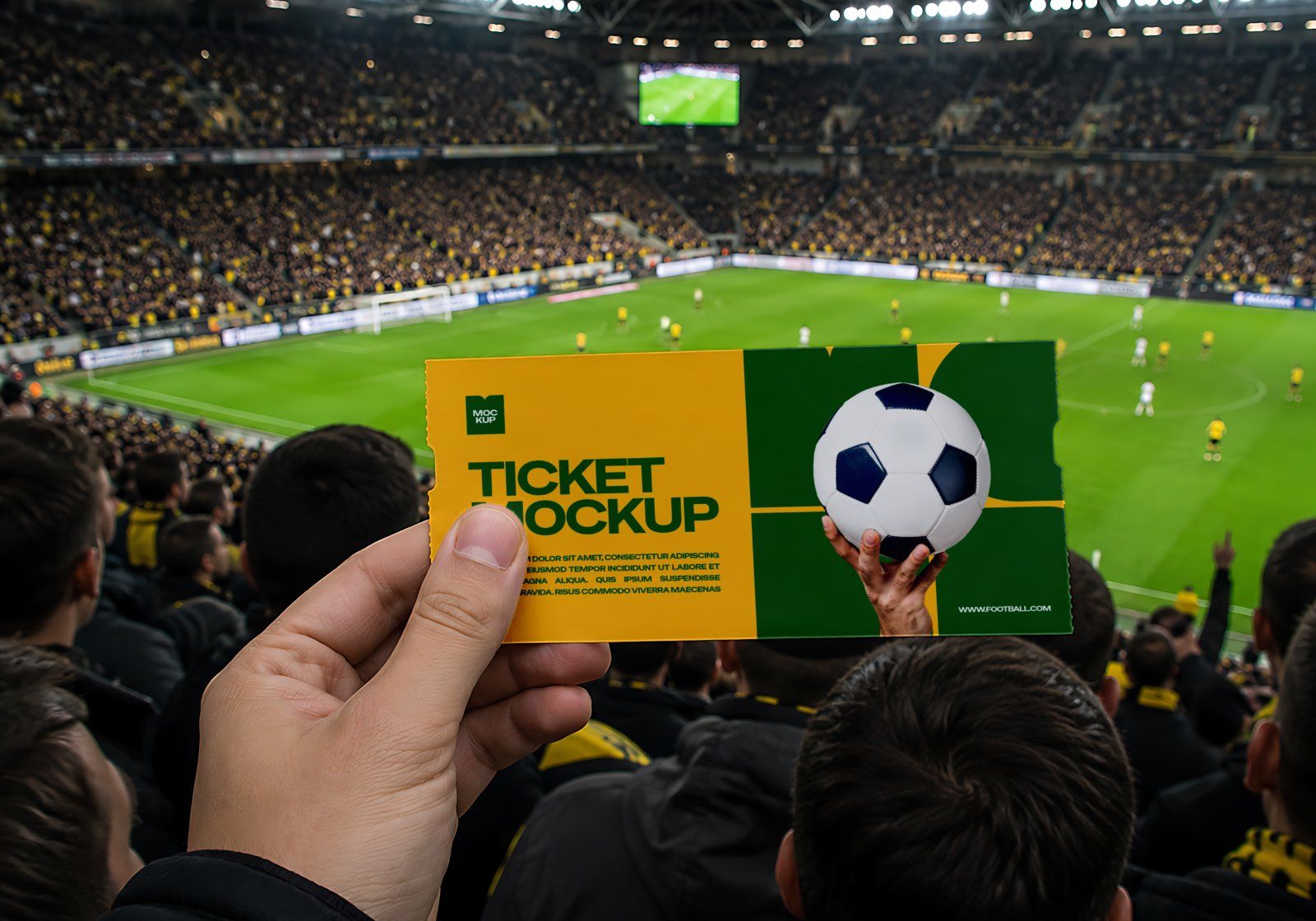 Premium Football Competition Mockup Bundle – 15 Stadium PSD Scenes for Soccer Kits, Fan Merchandise