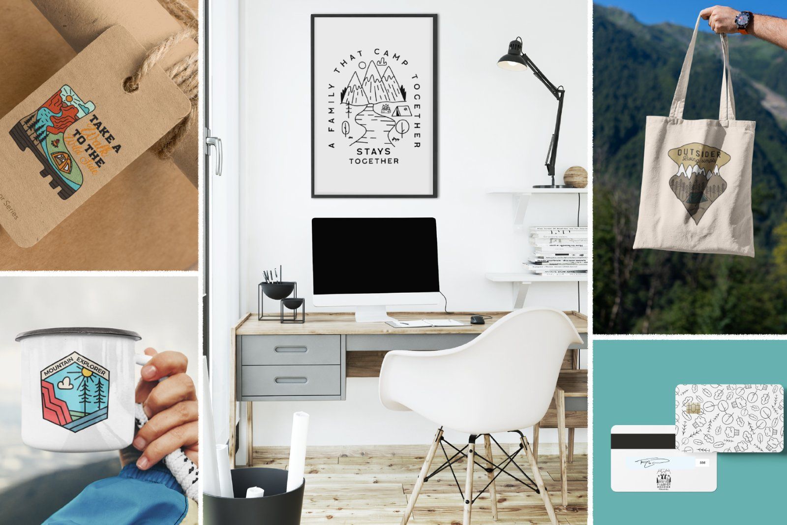 Simple Camp Scenes Creation Kit