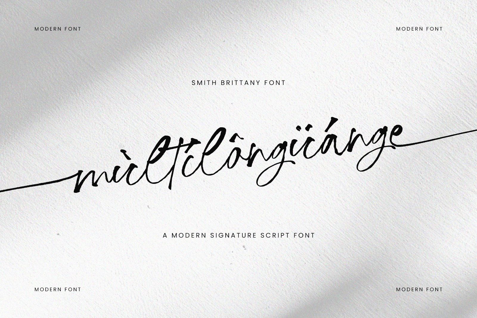 Smith Brittany Signature Script Font — image 9