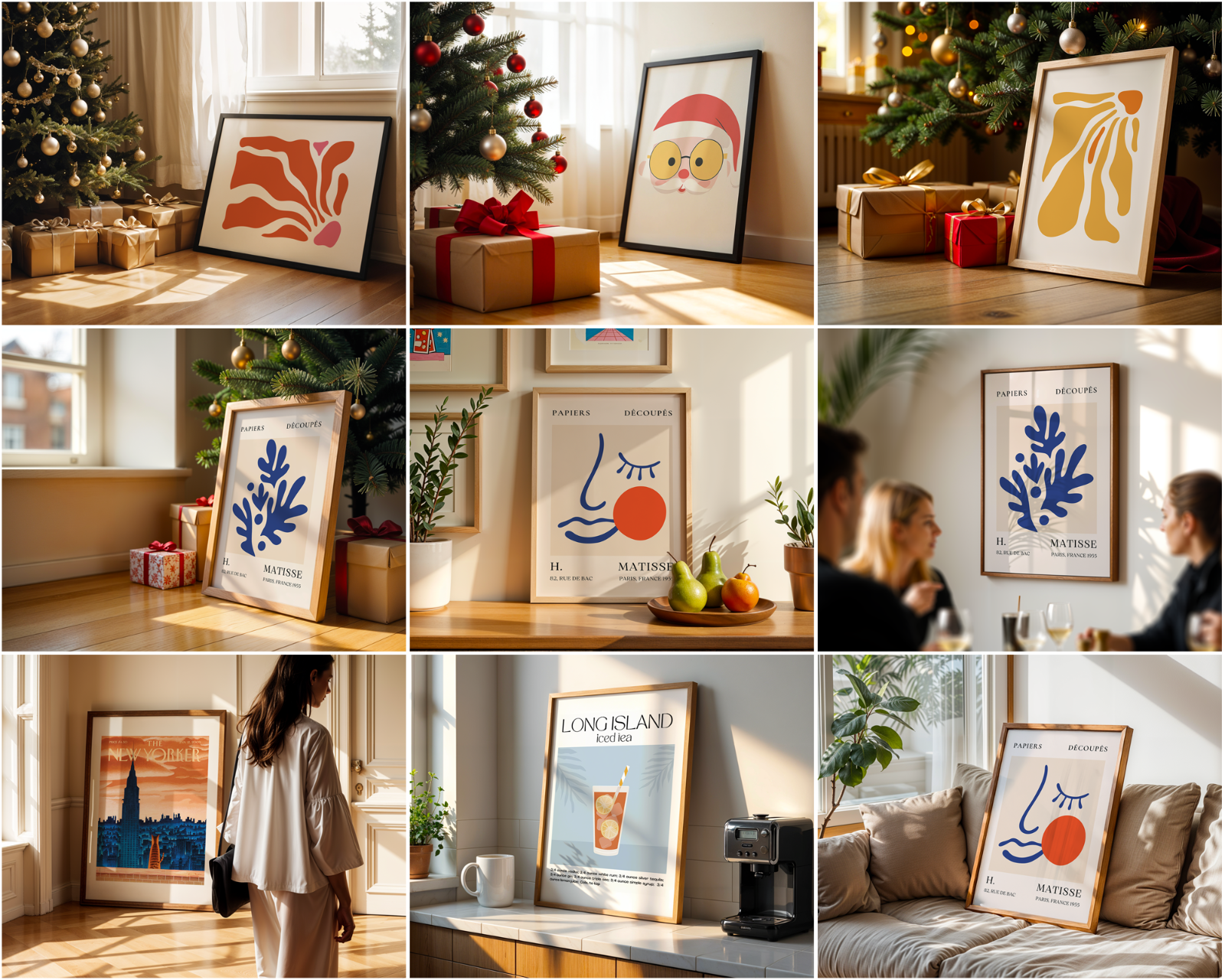 150 Poster Frame Mockup PSD Bundle, Wall Art Display , Din A Ratio