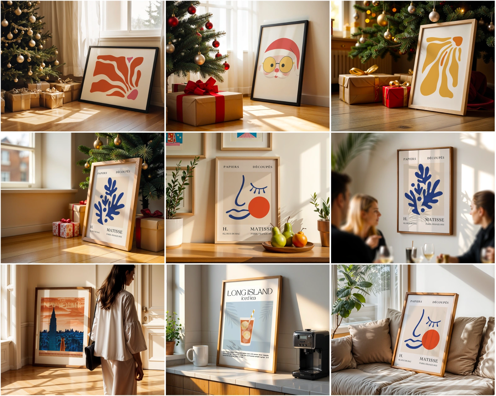 150 Poster Frame Mockup PSD Bundle, Wall Art Display , Din A Ratio — image 14