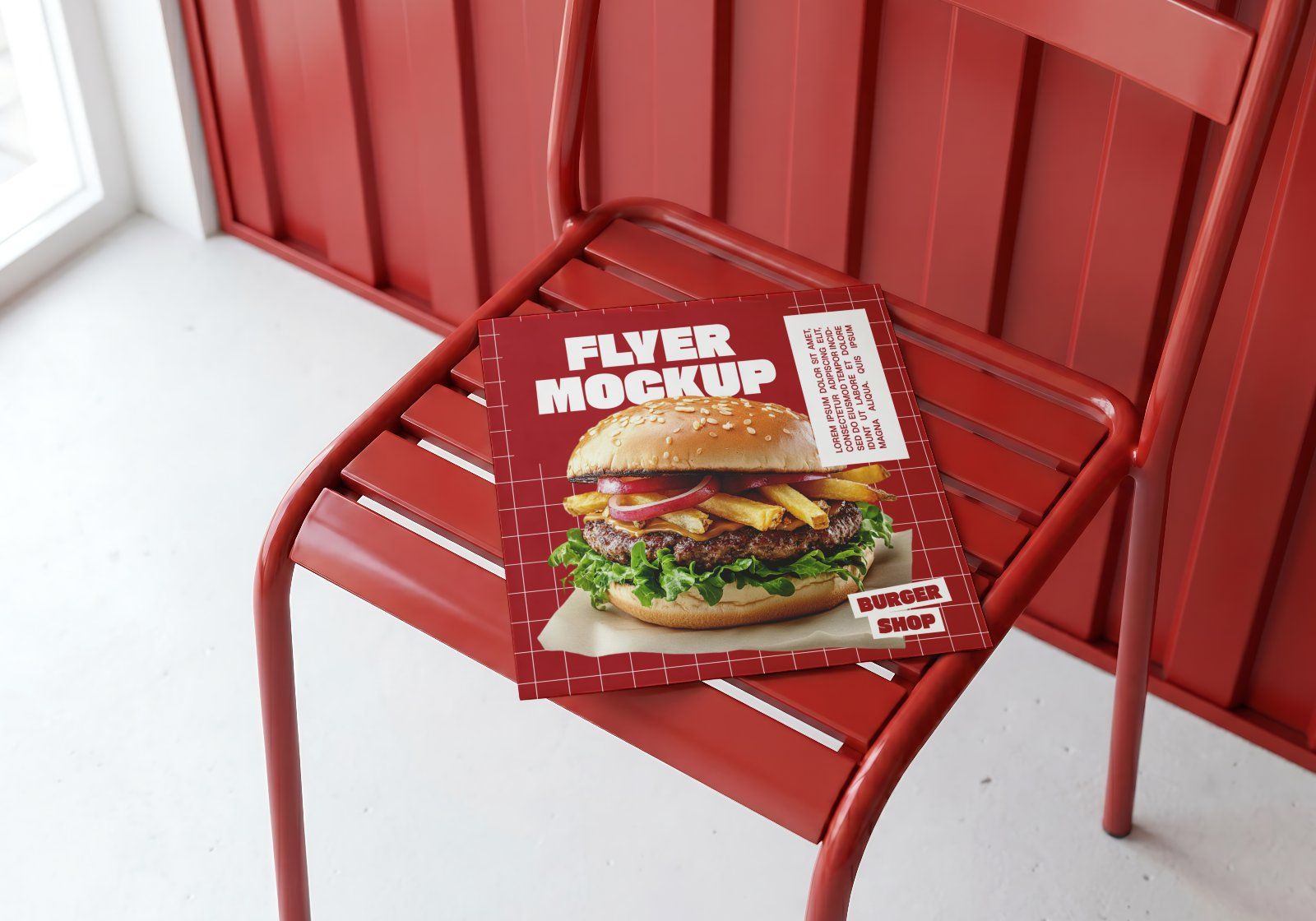 Premium Branding Burger Mockup