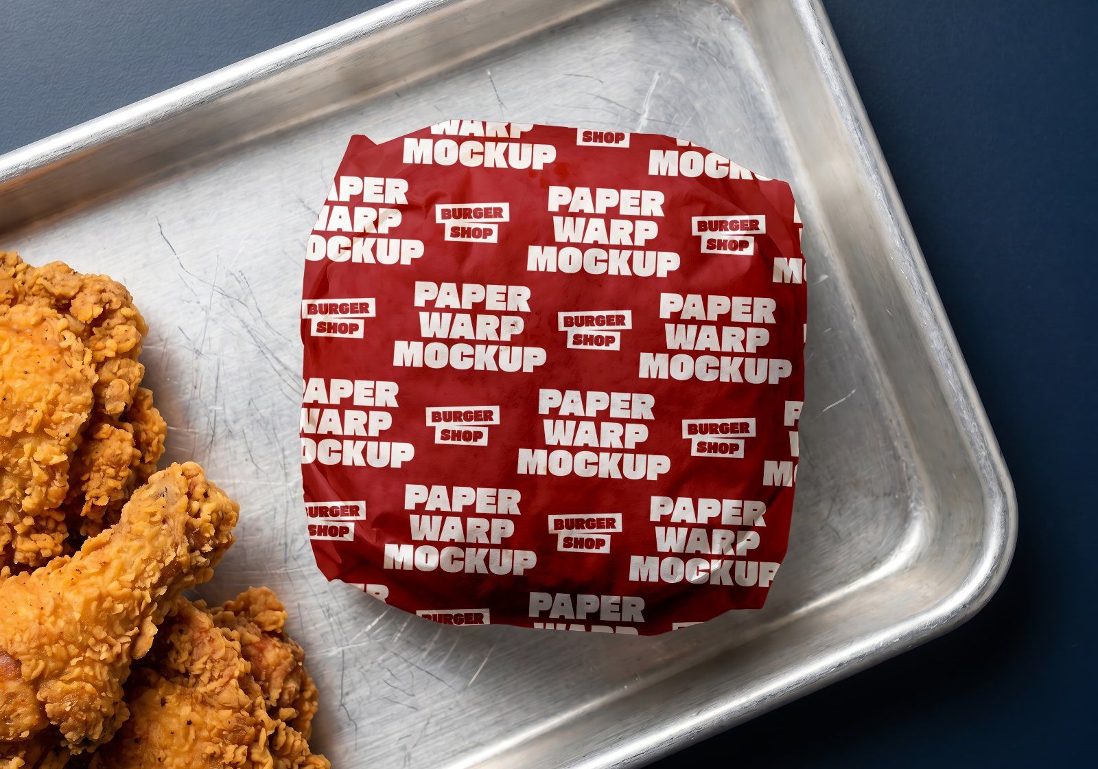 Premium Branding Burger Mockup