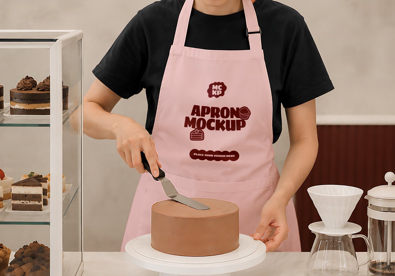 Premium Cake & Coffee Shop Branding Mockup Bundle – 15 Aesthetic PSD Scenes for Bakeries, Cafes