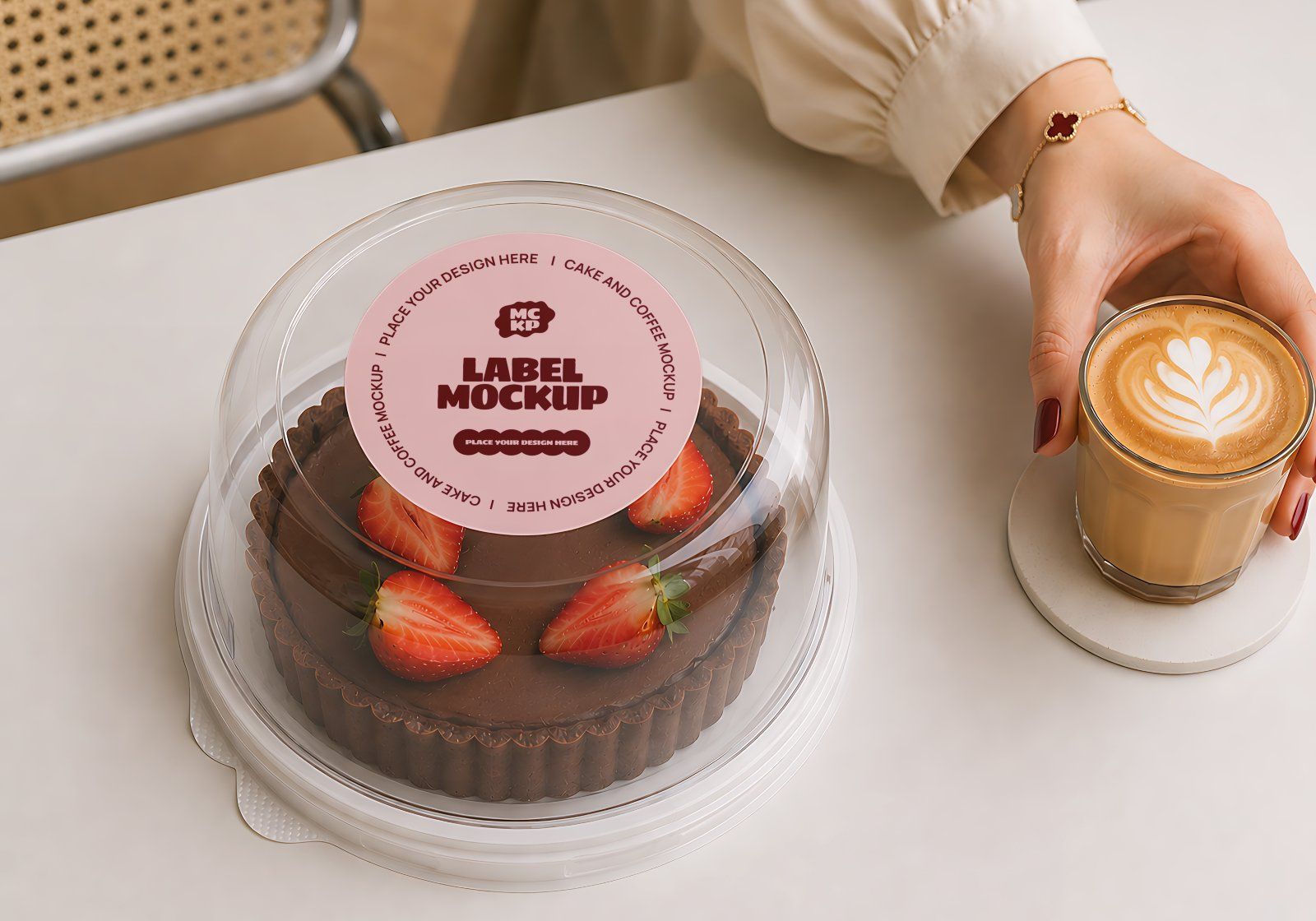 Premium Cake & Coffee Shop Branding Mockup Bundle – 15 Aesthetic PSD Scenes for Bakeries, Cafes