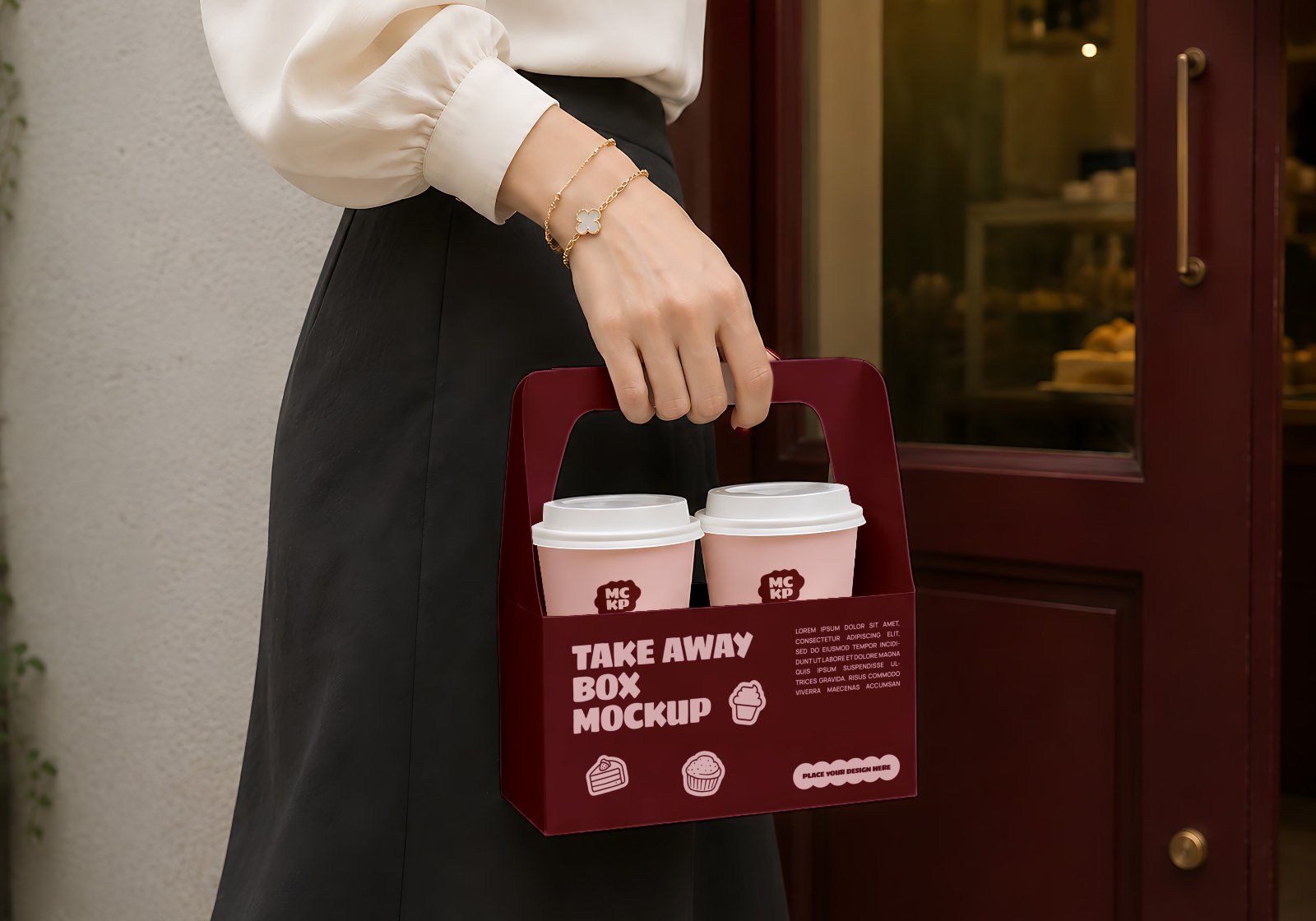Premium Cake & Coffee Shop Branding Mockup Bundle – 15 Aesthetic PSD Scenes for Bakeries, Cafes