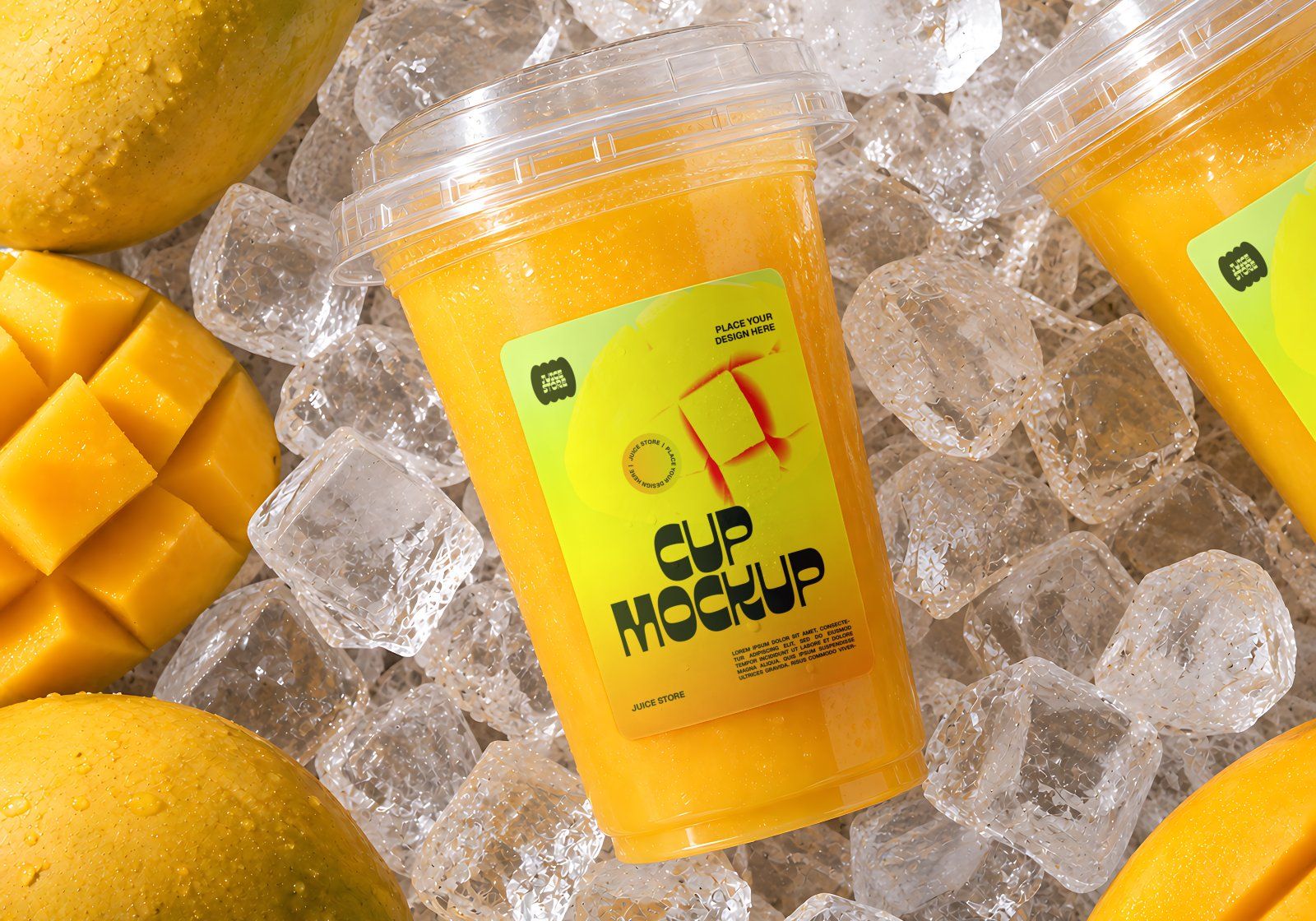Juice Store Mockup Bundle - Complete Juice Bar & Smoothie Brand Identity PSD — image 4