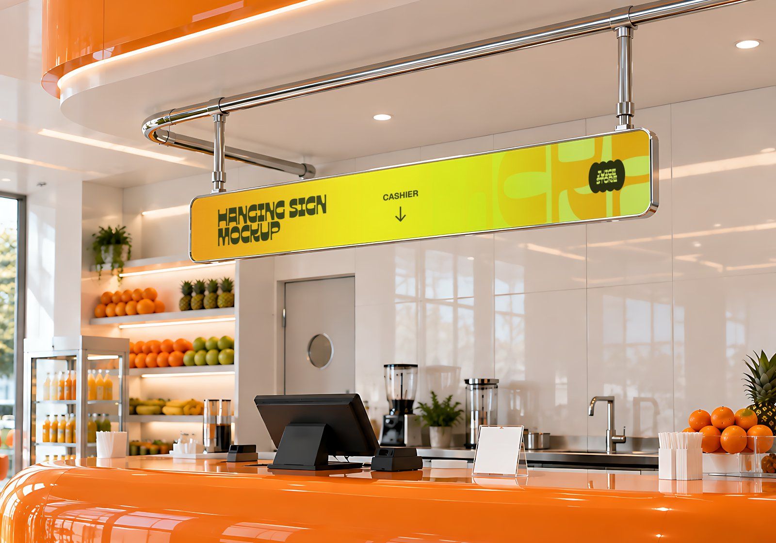 Juice Store Mockup Bundle - Complete Juice Bar & Smoothie Brand Identity PSD — image 5