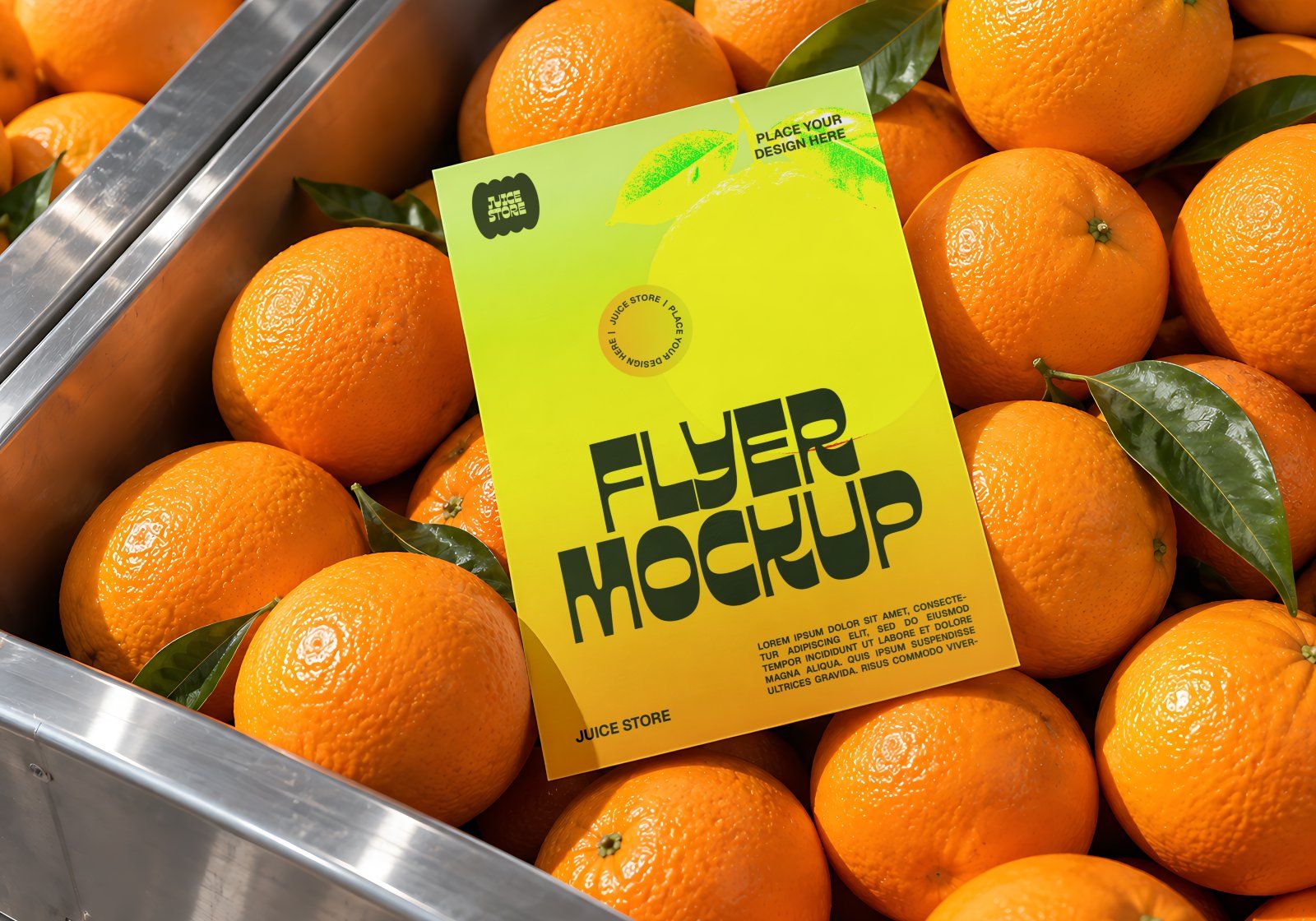 Juice Store Mockup Bundle - Complete Juice Bar & Smoothie Brand Identity PSD — image 15