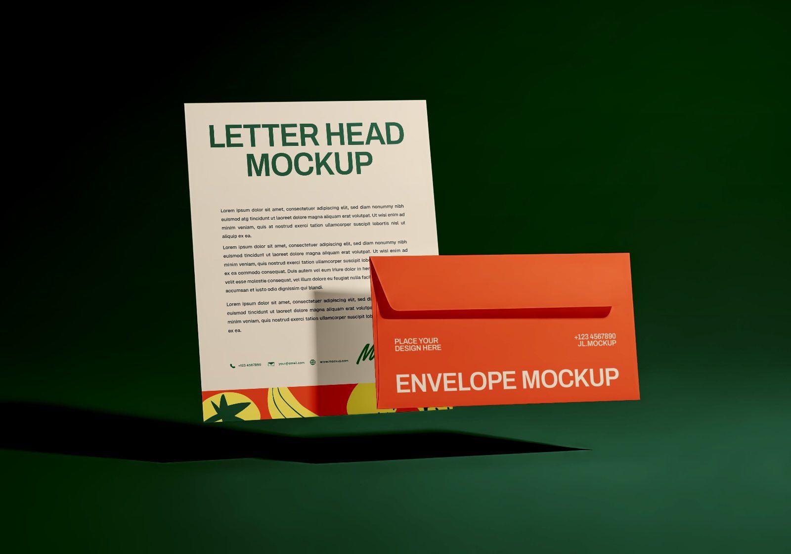 Premium Branding Fruit Market Mockup