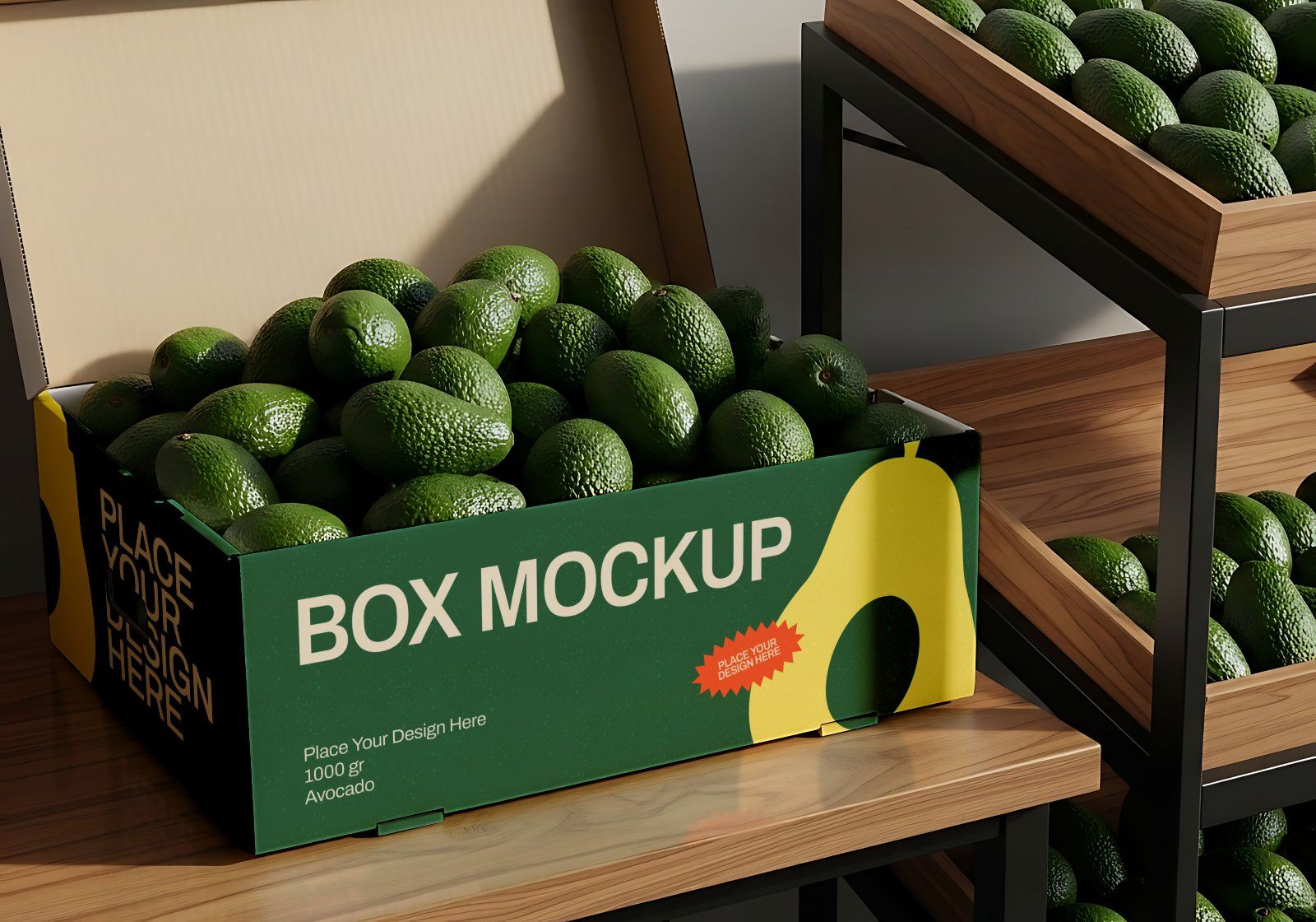 Premium Branding Fruit Market Mockup