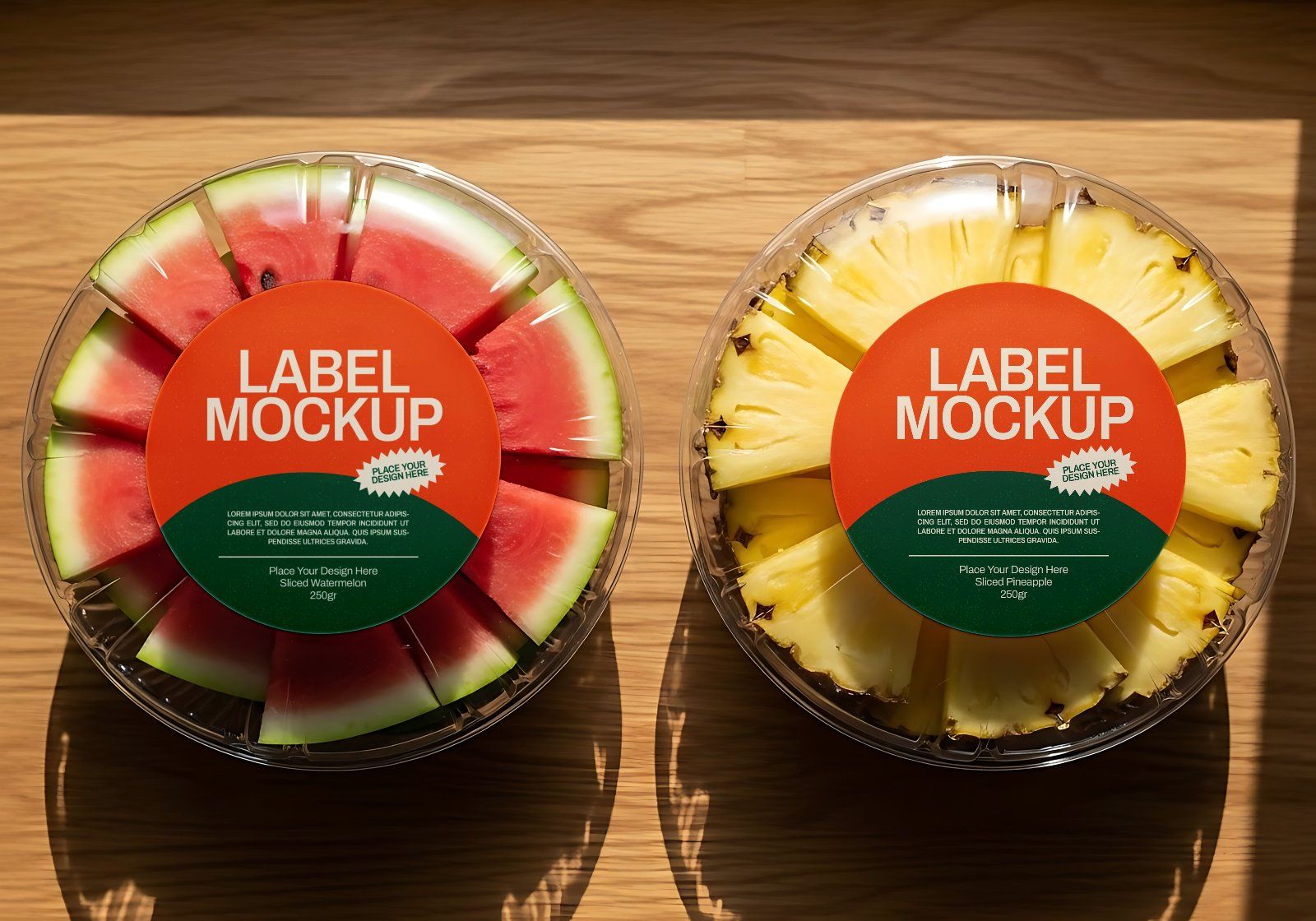 Premium Branding Fruit Market Mockup