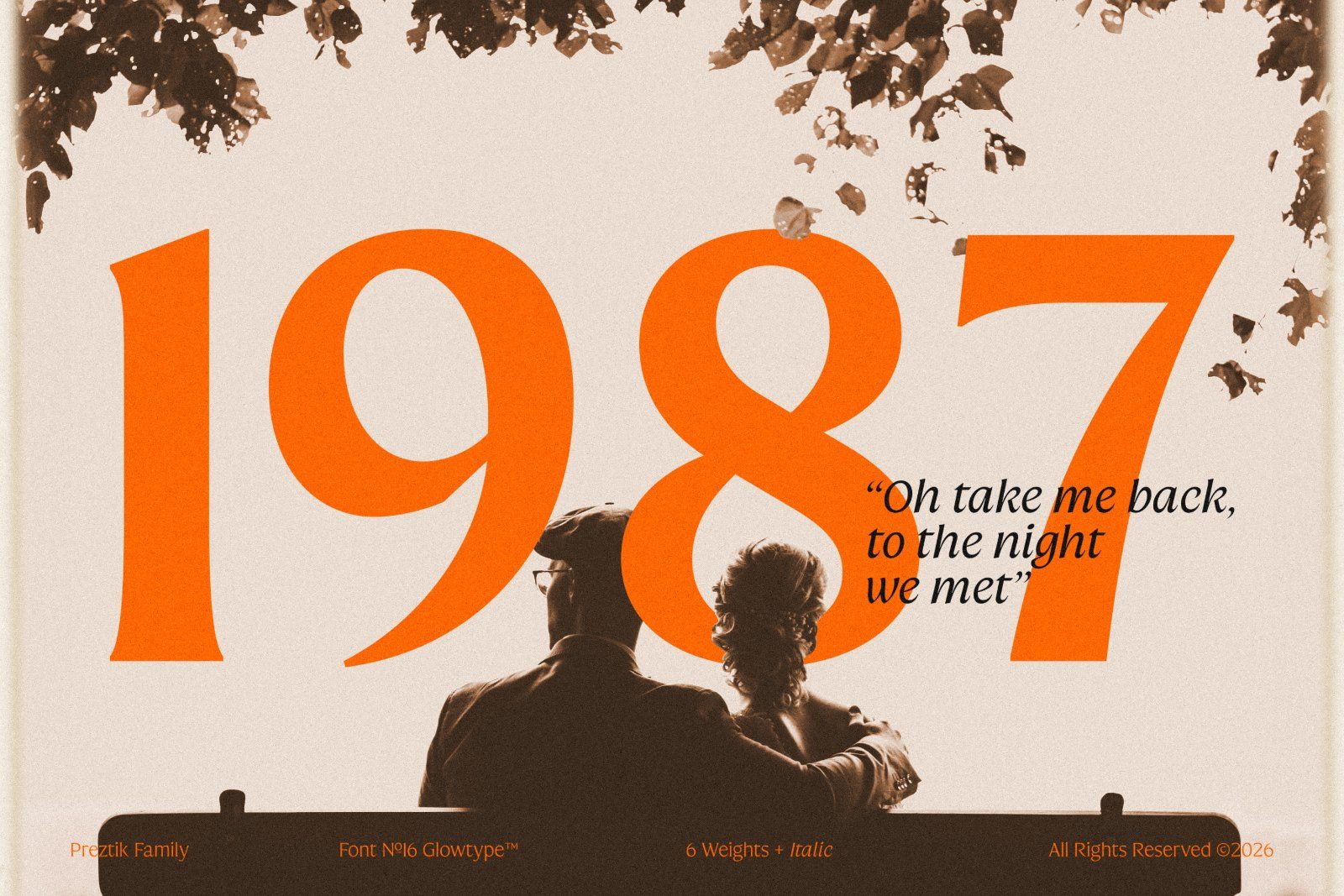 Preztik Display Typeface