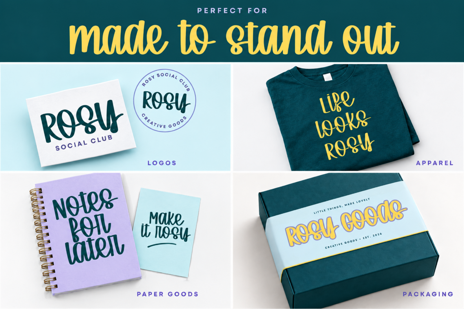 Rosy Tale — Playful Handwritten Script Font — image 15