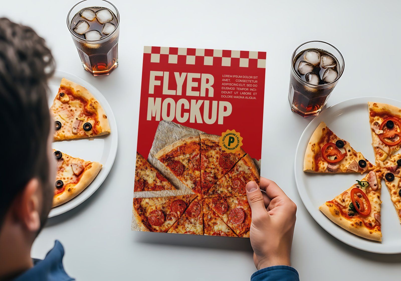 Premium Branding Premium Pizza Store Mockup