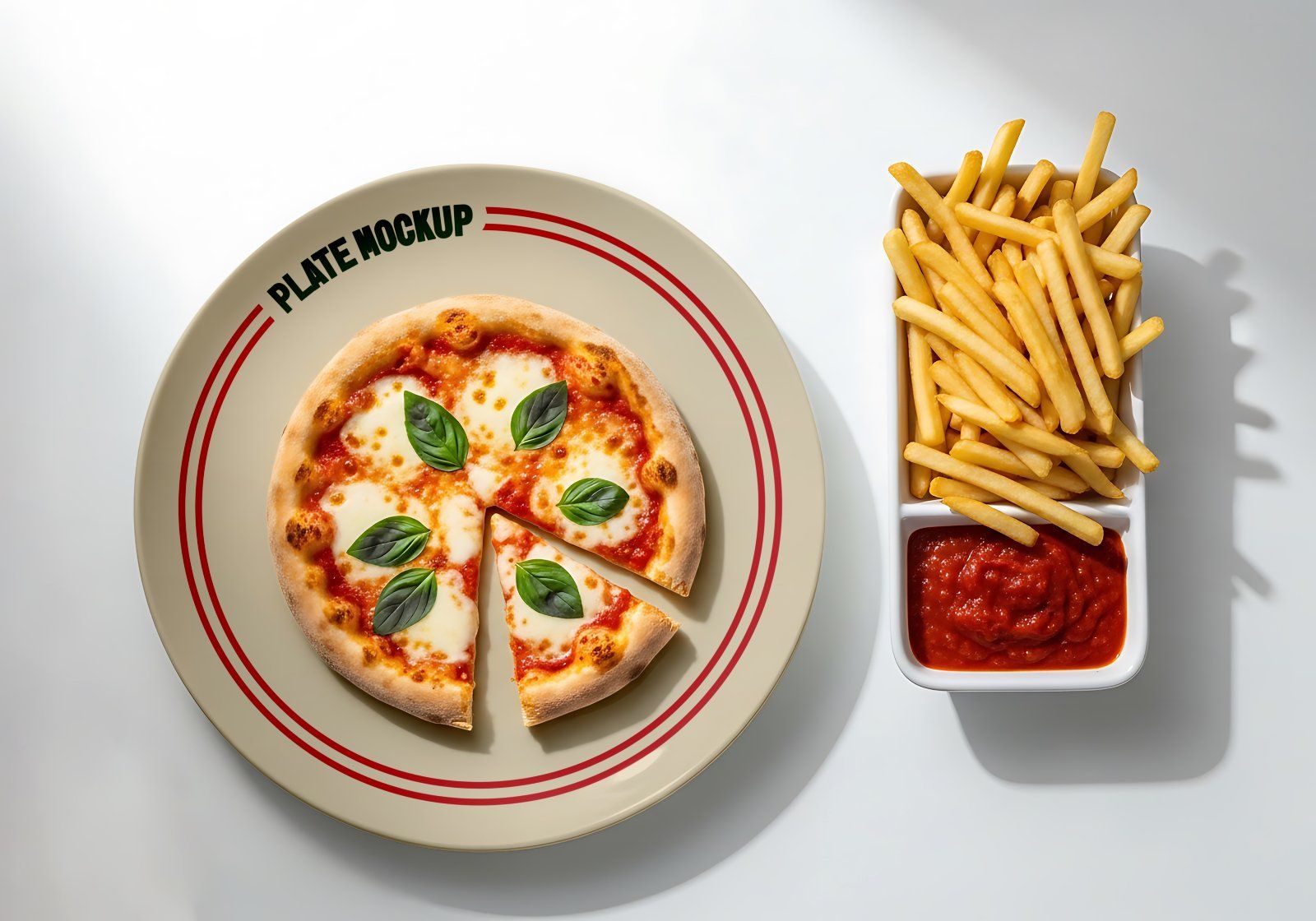 Premium Branding Premium Pizza Store Mockup