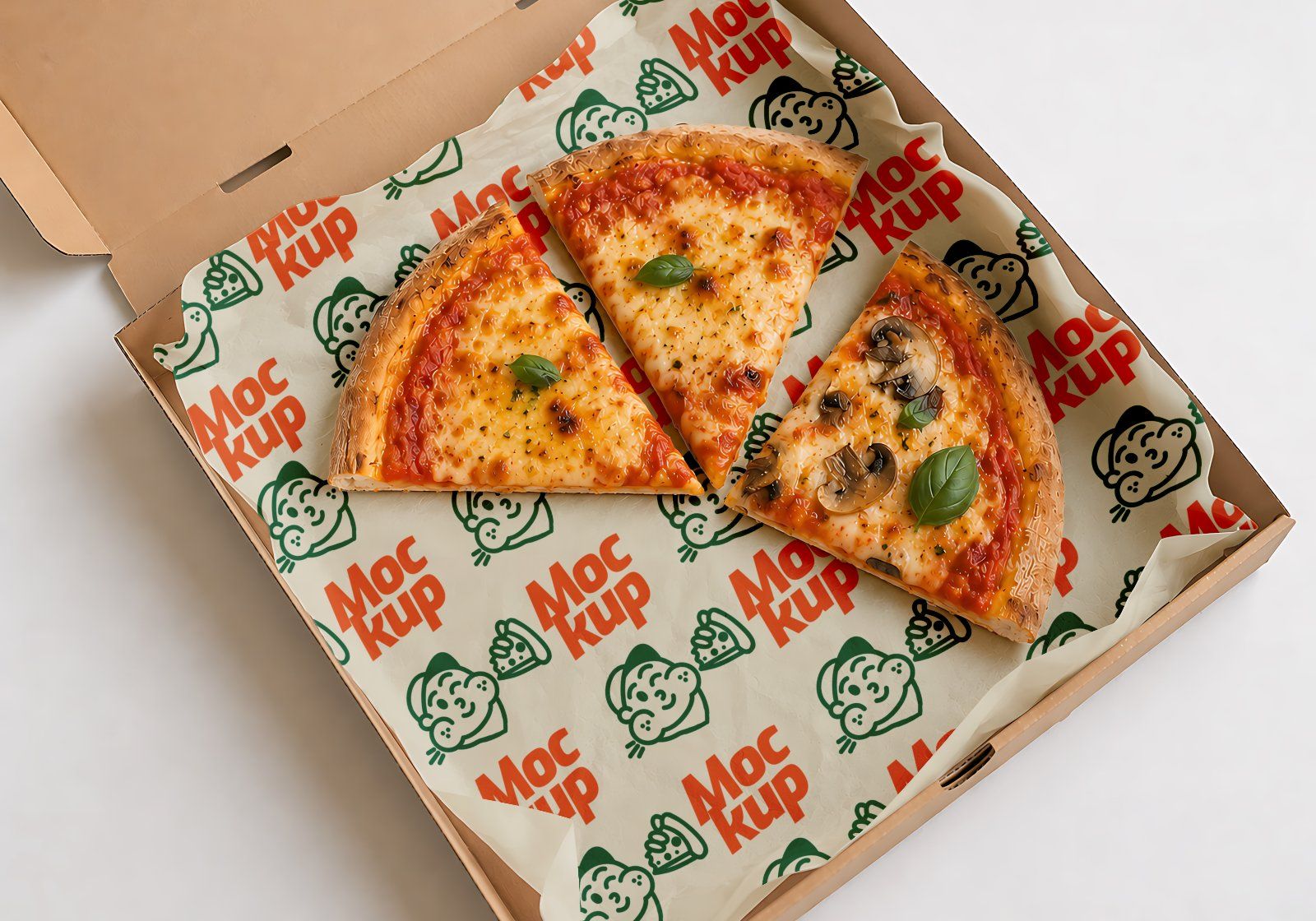 Premium Branding Pizza Mockup