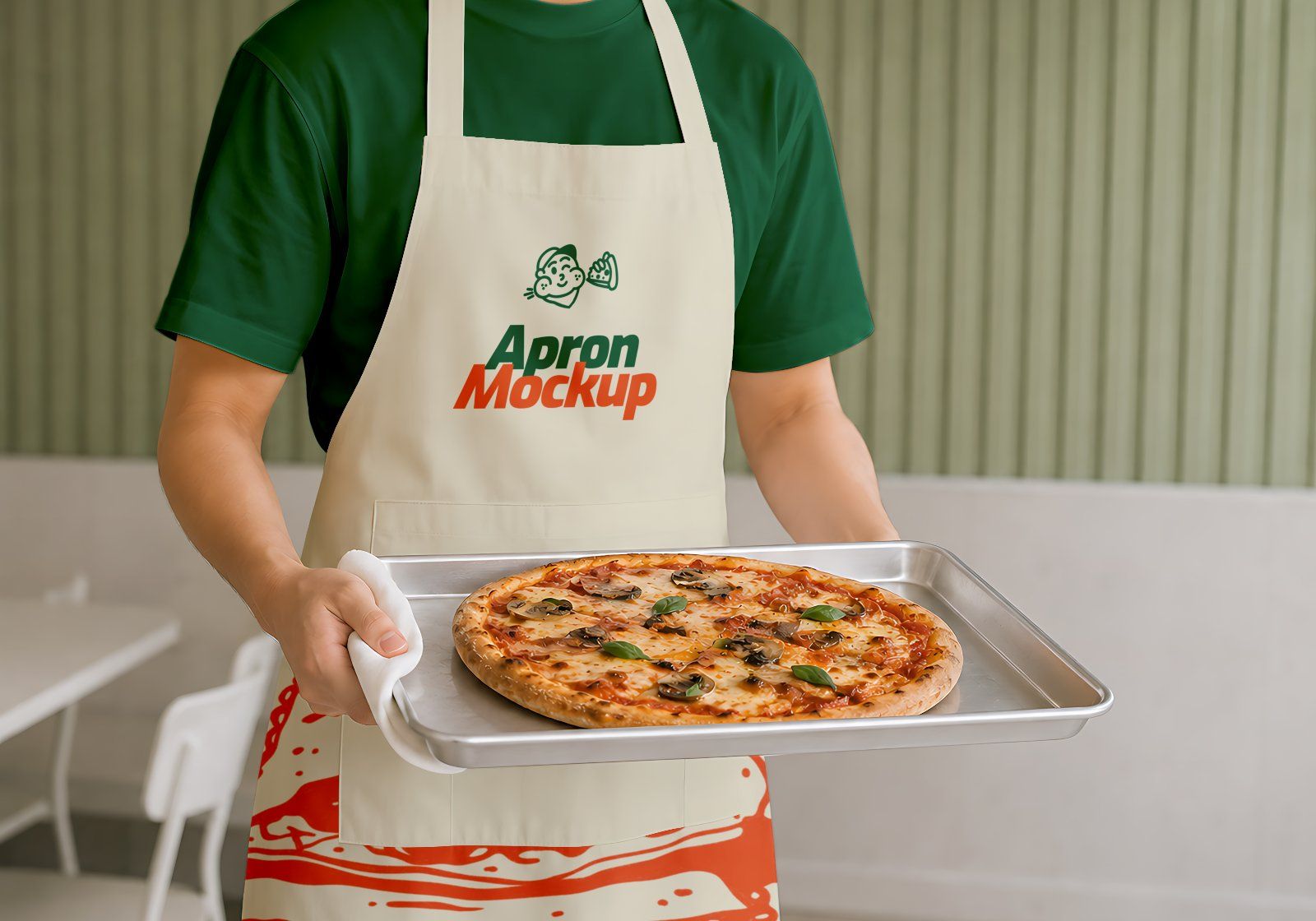 Premium Branding Pizza Mockup
