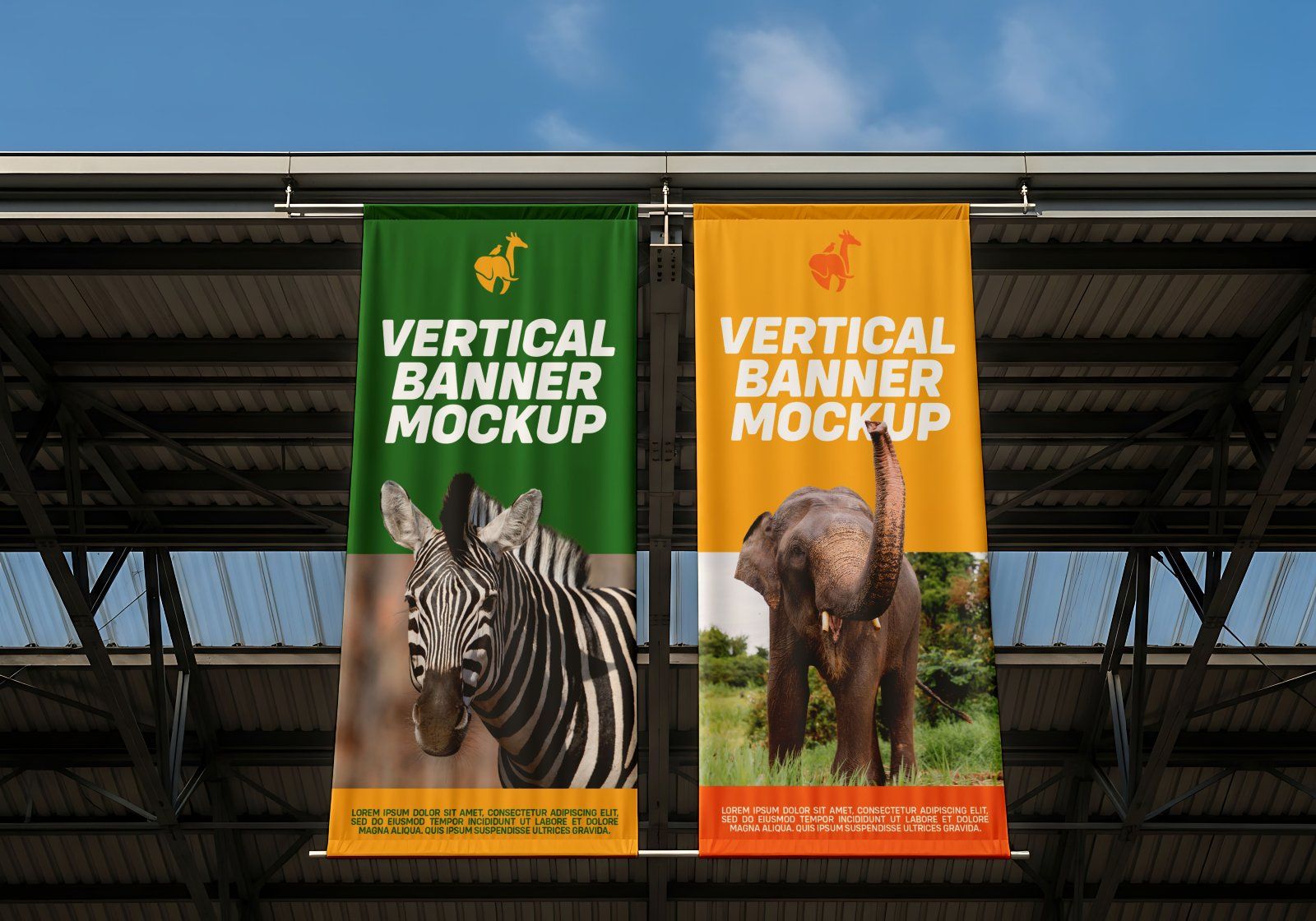 Zoo Branding Mockup Bundle – 15 PSD Templates for Wildlife Park & Animal Conservation Designs