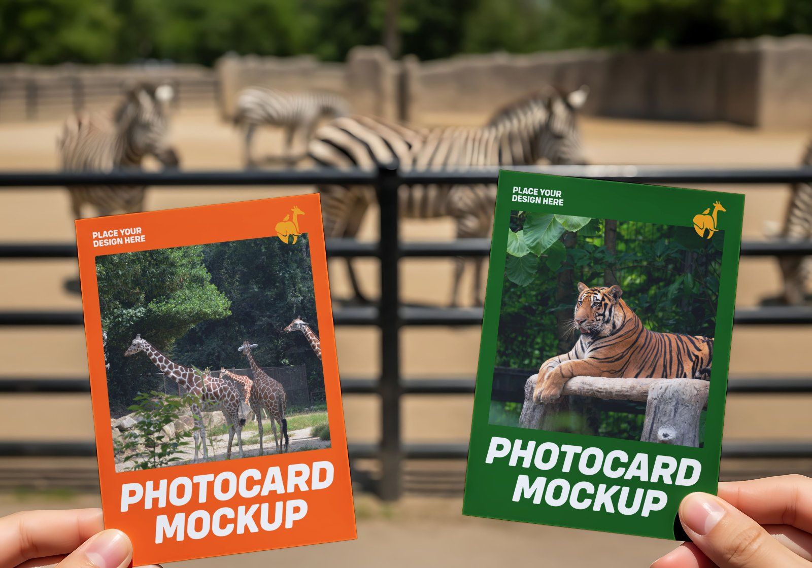 Zoo Branding Mockup Bundle – 15 PSD Templates for Wildlife Park & Animal Conservation Designs