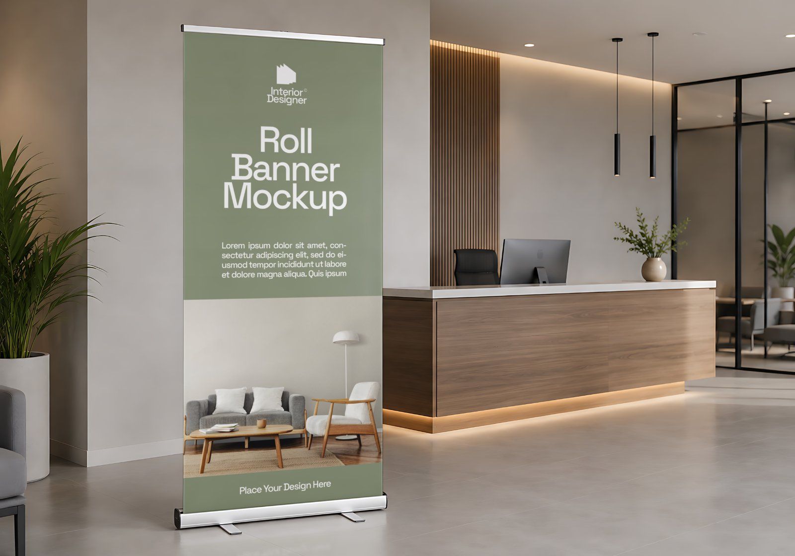 Interior Design Company Mockup Bundle - 15 PSD Templates  Interior Designer & Architecture Firm Bran — image 15