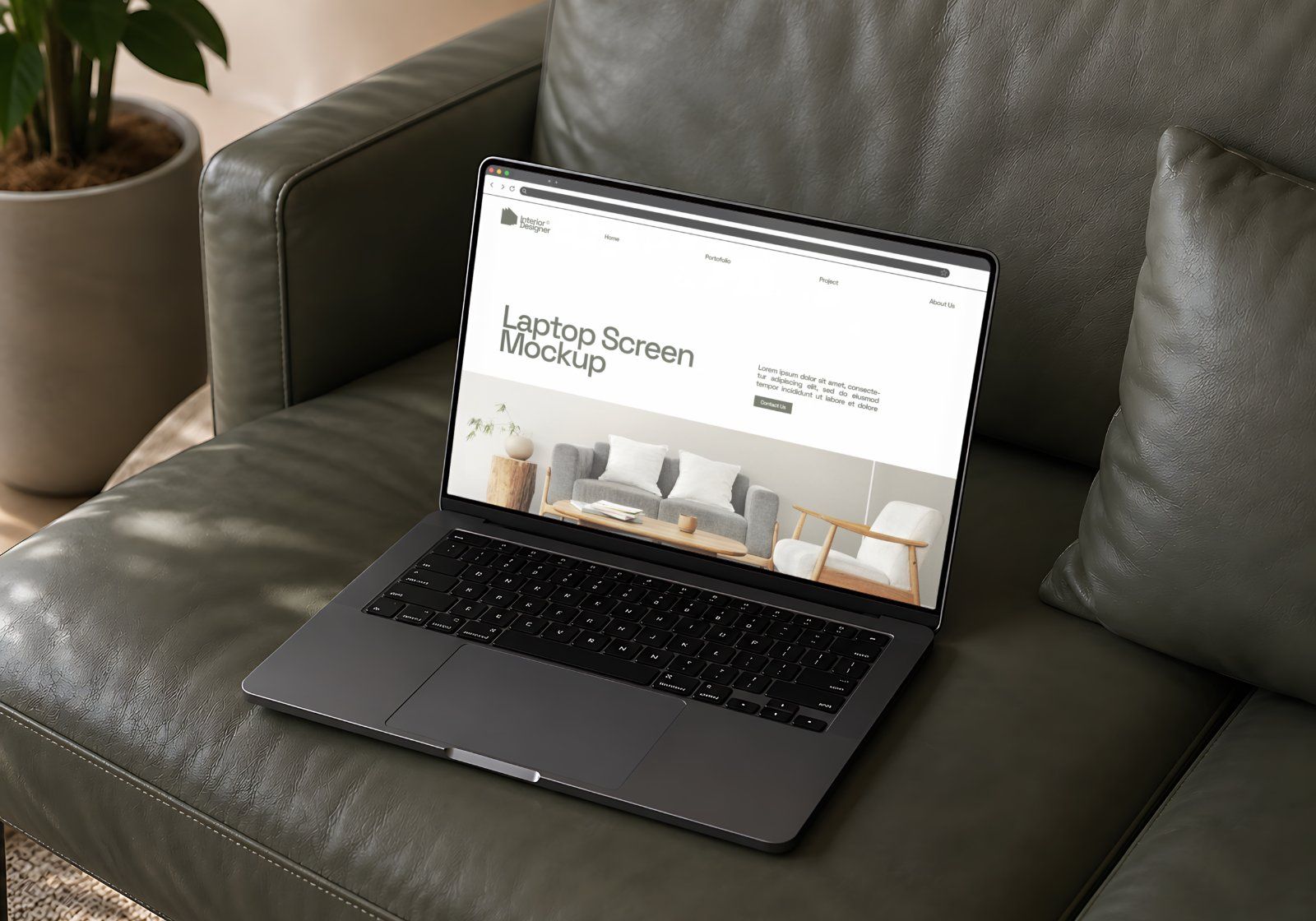 Interior Design Company Mockup Bundle - 15 PSD Templates  Interior Designer & Architecture Firm Bran — image 12