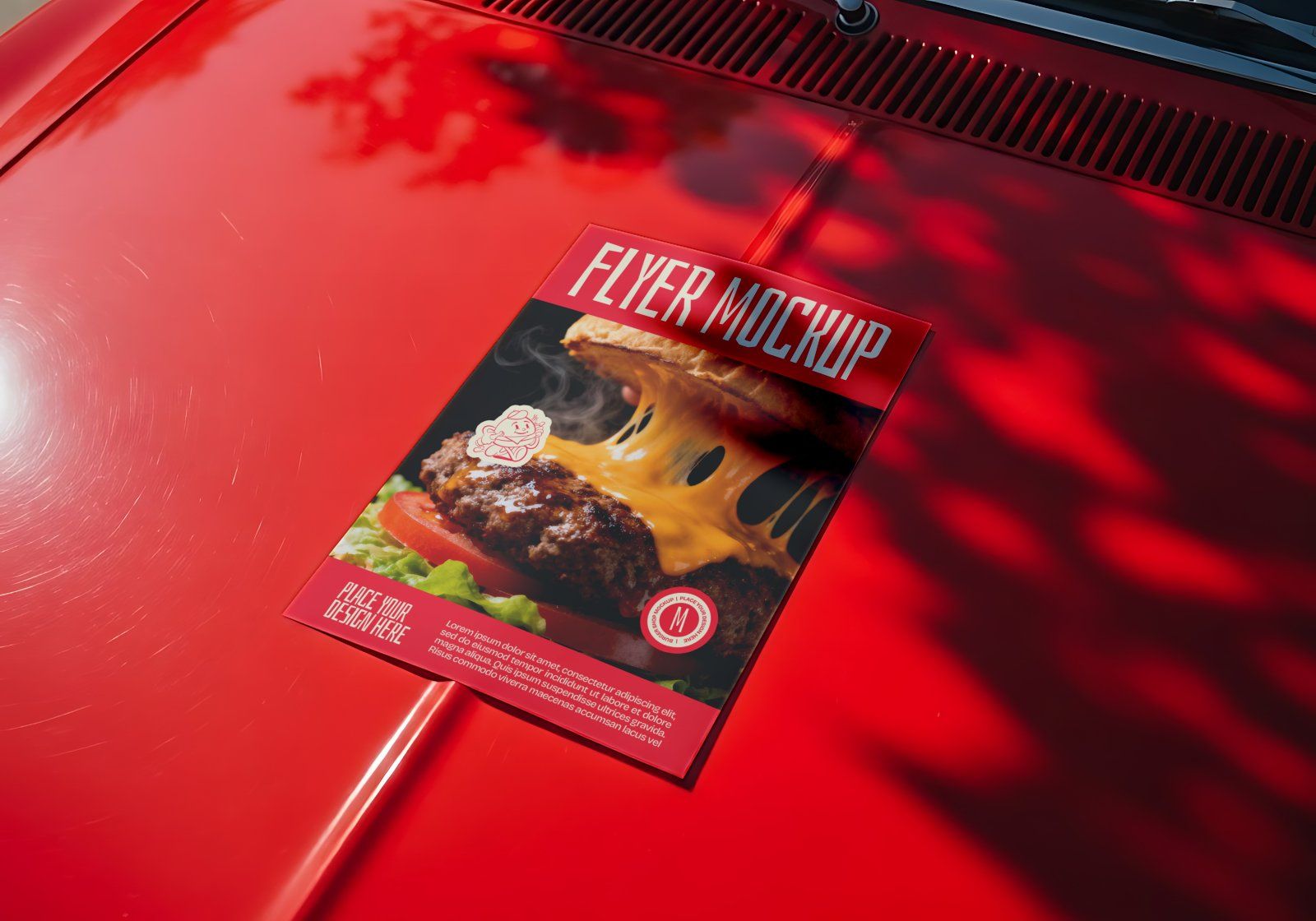 Premium Branding Burger Store Mockup