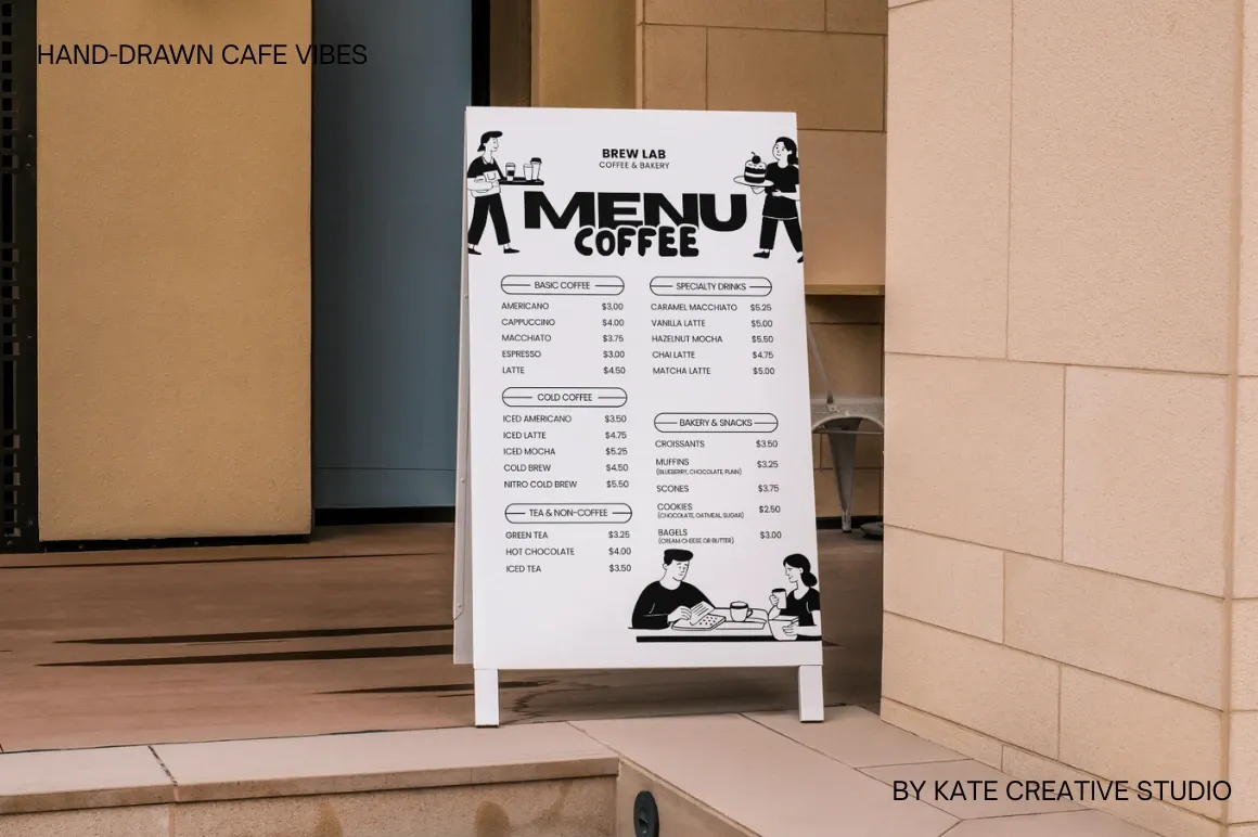 Cafe Vibes Hand Drawn Illustrations — image 16