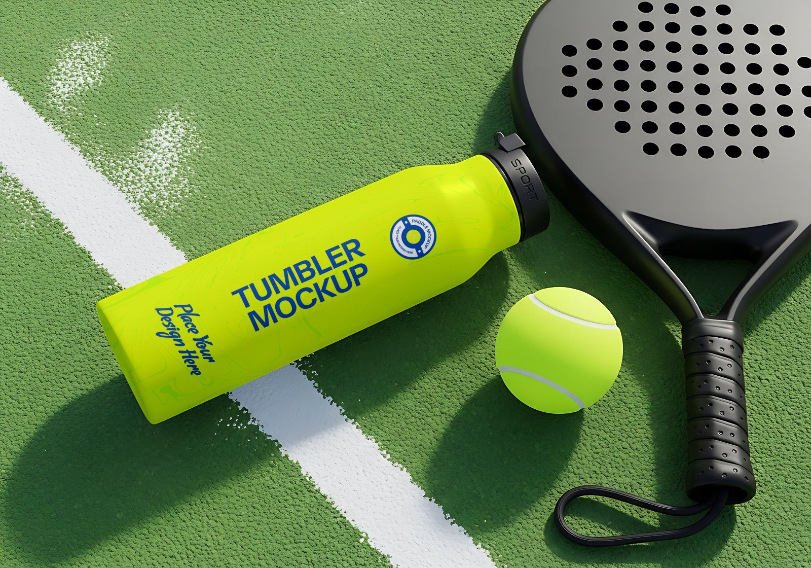 Premium Branding Sport Paddle Mockup