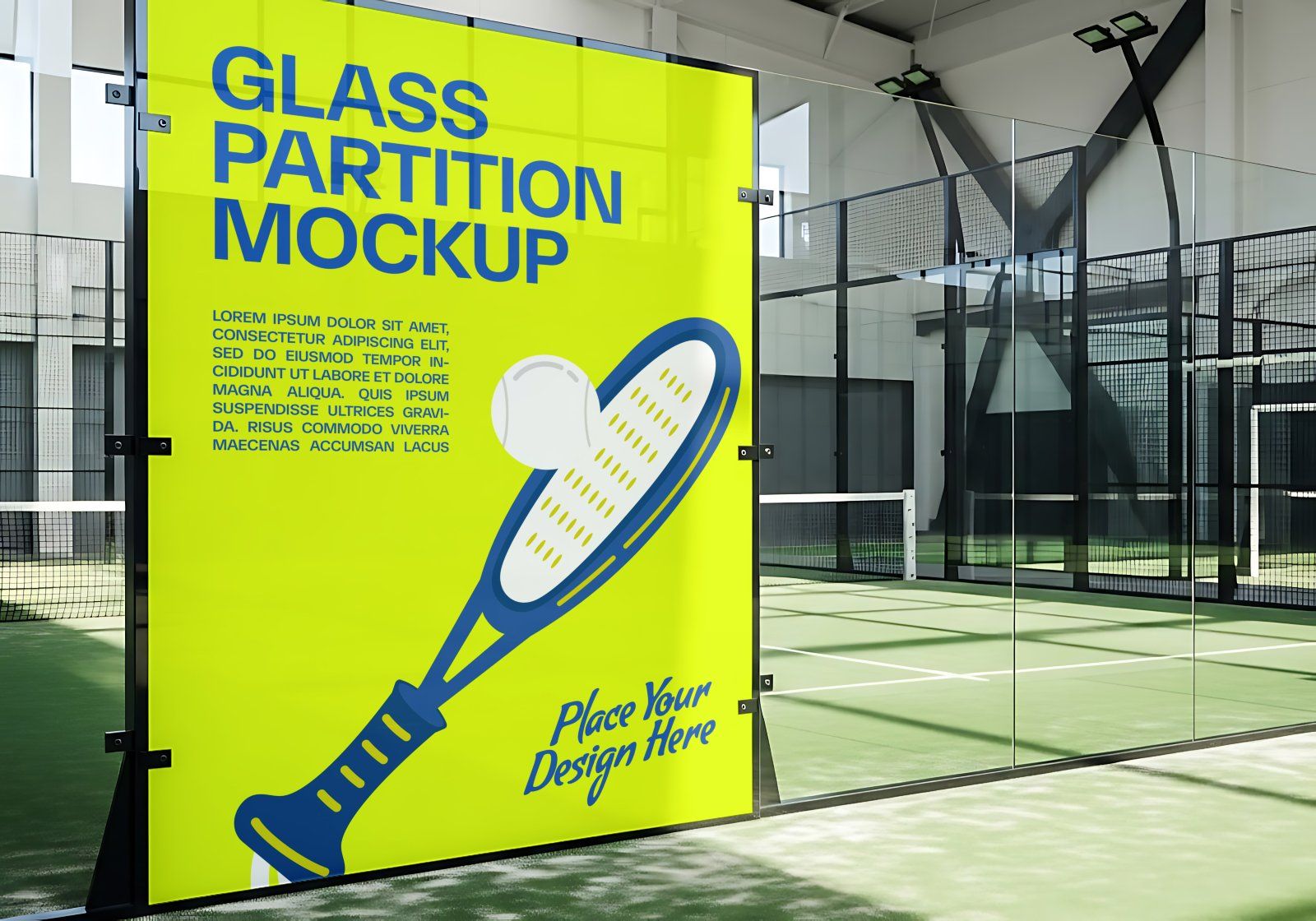 Premium Branding Sport Paddle Mockup