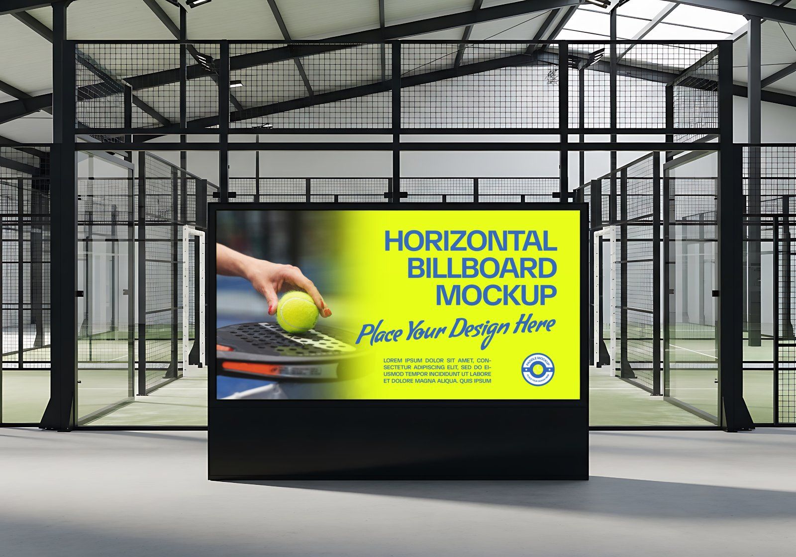 Premium Branding Sport Paddle Mockup