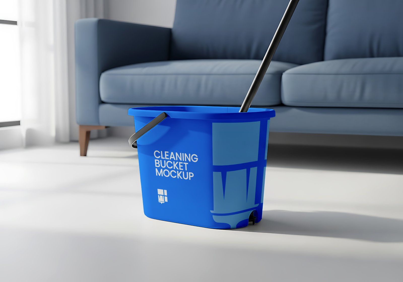Premium Branding Home Cleaning Mockup