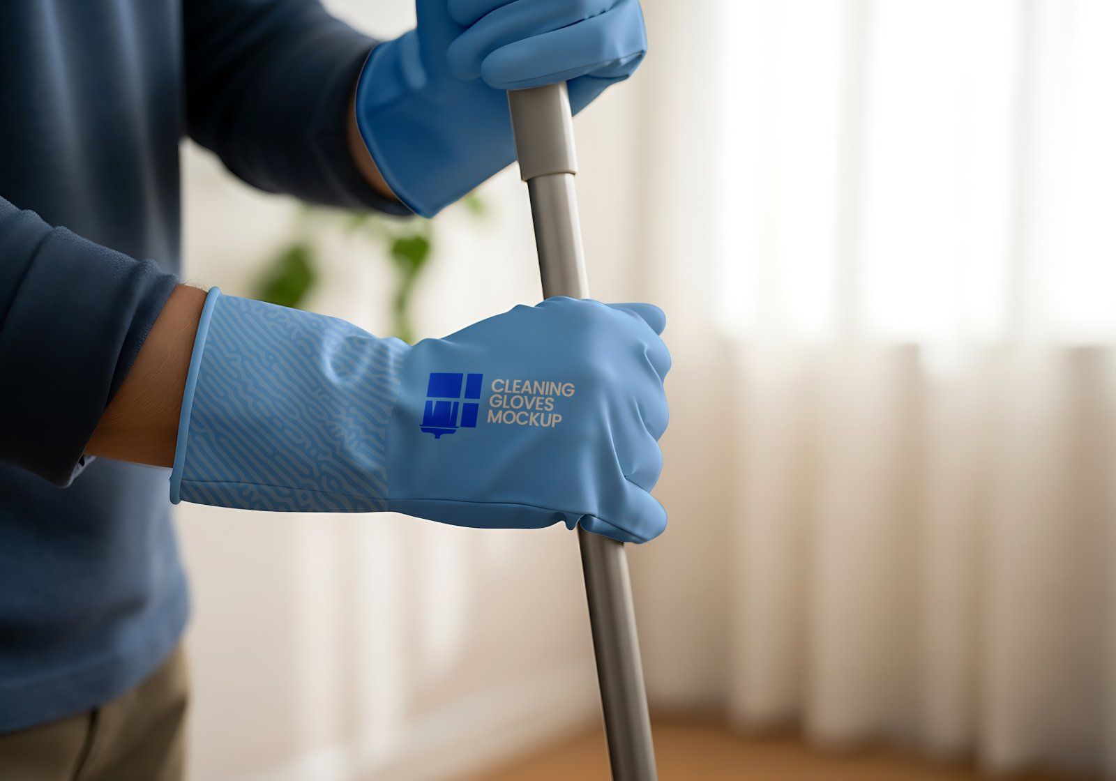 Premium Branding Home Cleaning Mockup