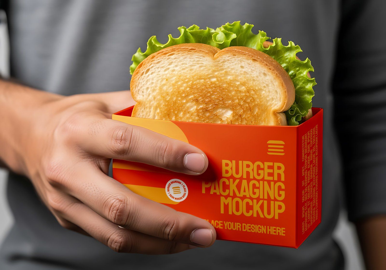 Premium Branding Premium Burger Store Mockup