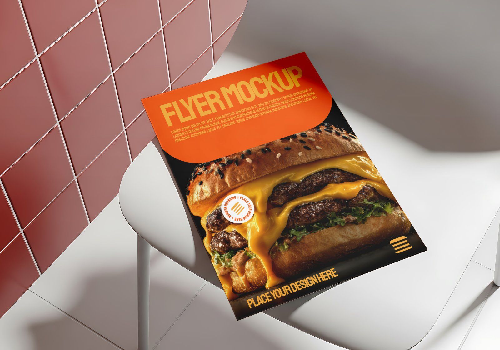 Premium Branding Premium Burger Store Mockup