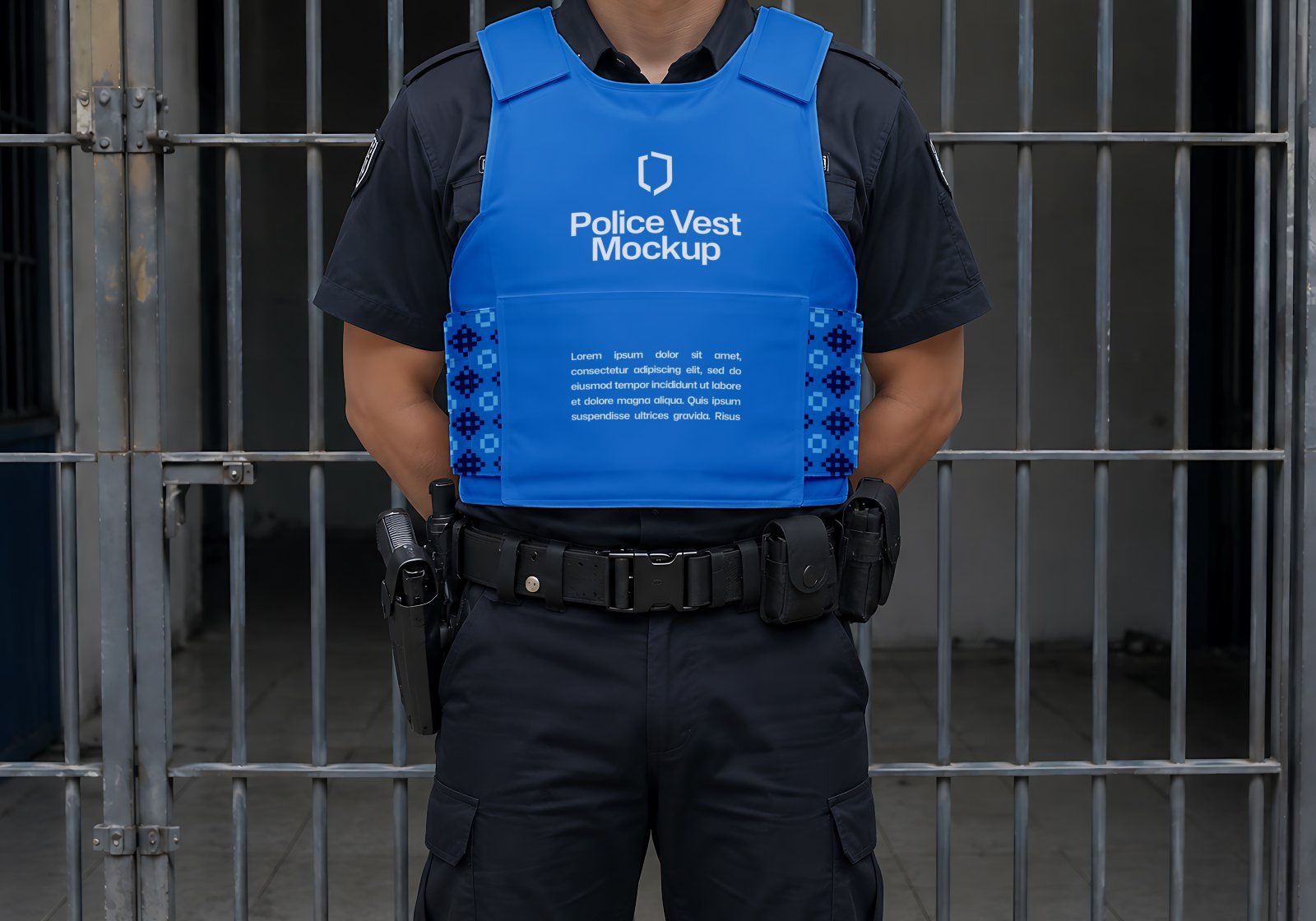 Premium Police or Security Branding Mockup Bundle – 15 Tactical PSD Scenes for Law Enforcement, Unif