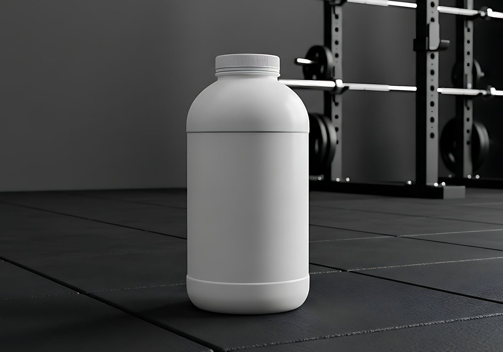 Gym Protein Jar Mockup