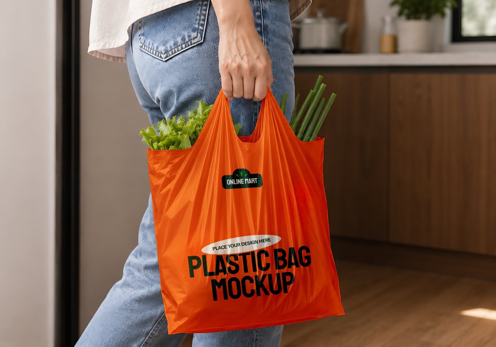 Premium Online Groceries Branding Mockup Bundle – 15 Fresh PSD Scenes for Supermarket Delivery
