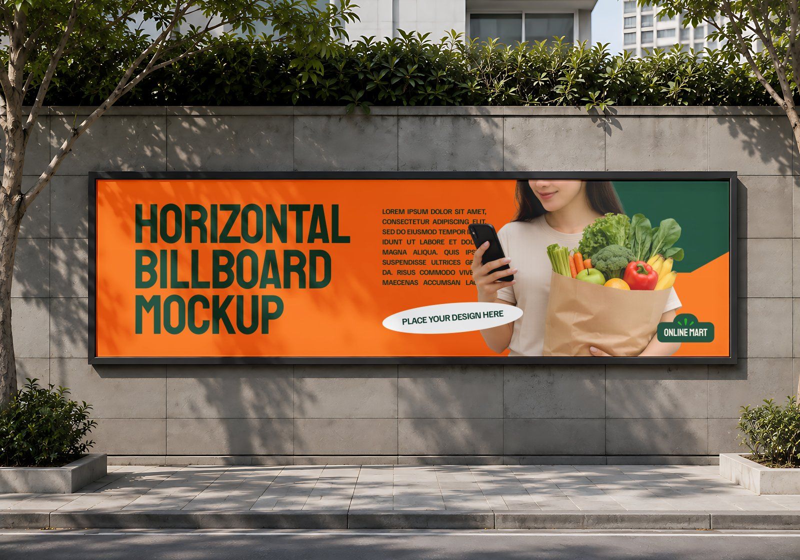Premium Online Groceries Branding Mockup Bundle – 15 Fresh PSD Scenes for Supermarket Delivery