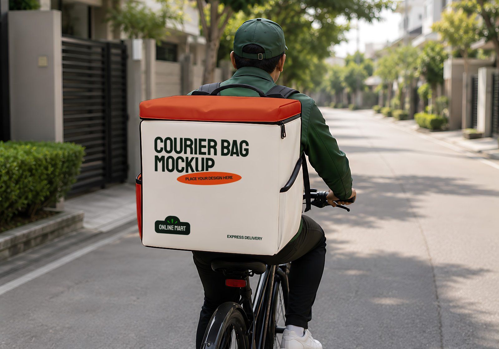 Premium Online Groceries Branding Mockup Bundle – 15 Fresh PSD Scenes for Supermarket Delivery