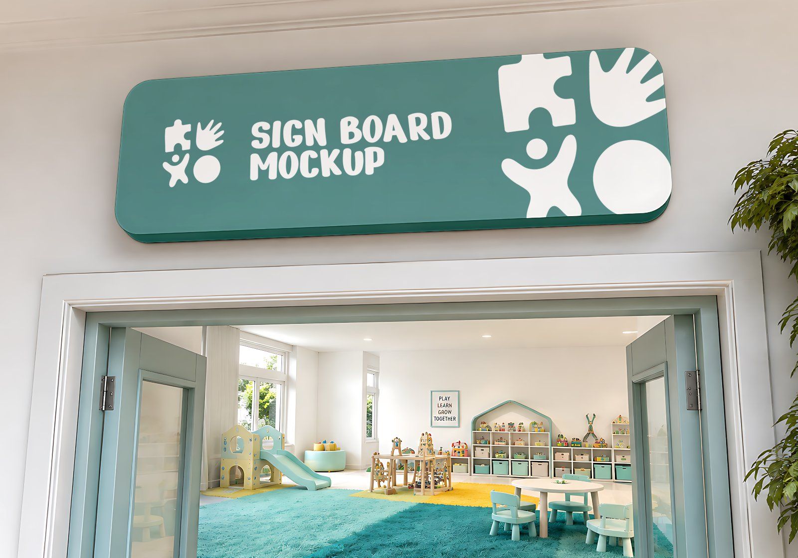 Daycare Center Mockup Bundle - Childcare & Nursery Branding Mockup Pack (15 PSD) — image 19