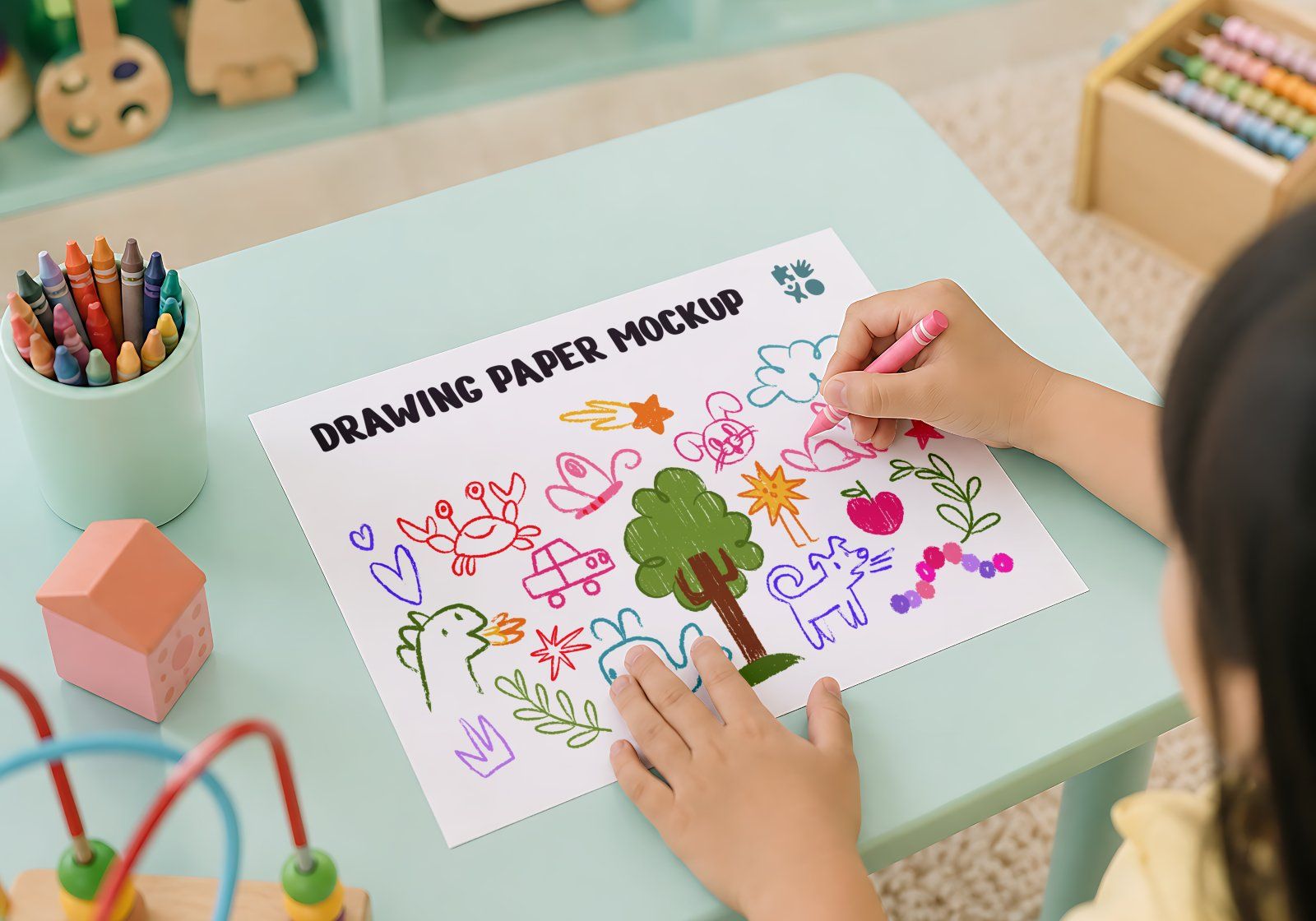 Daycare Center Mockup Bundle - Childcare & Nursery Branding Mockup Pack (15 PSD) — image 16