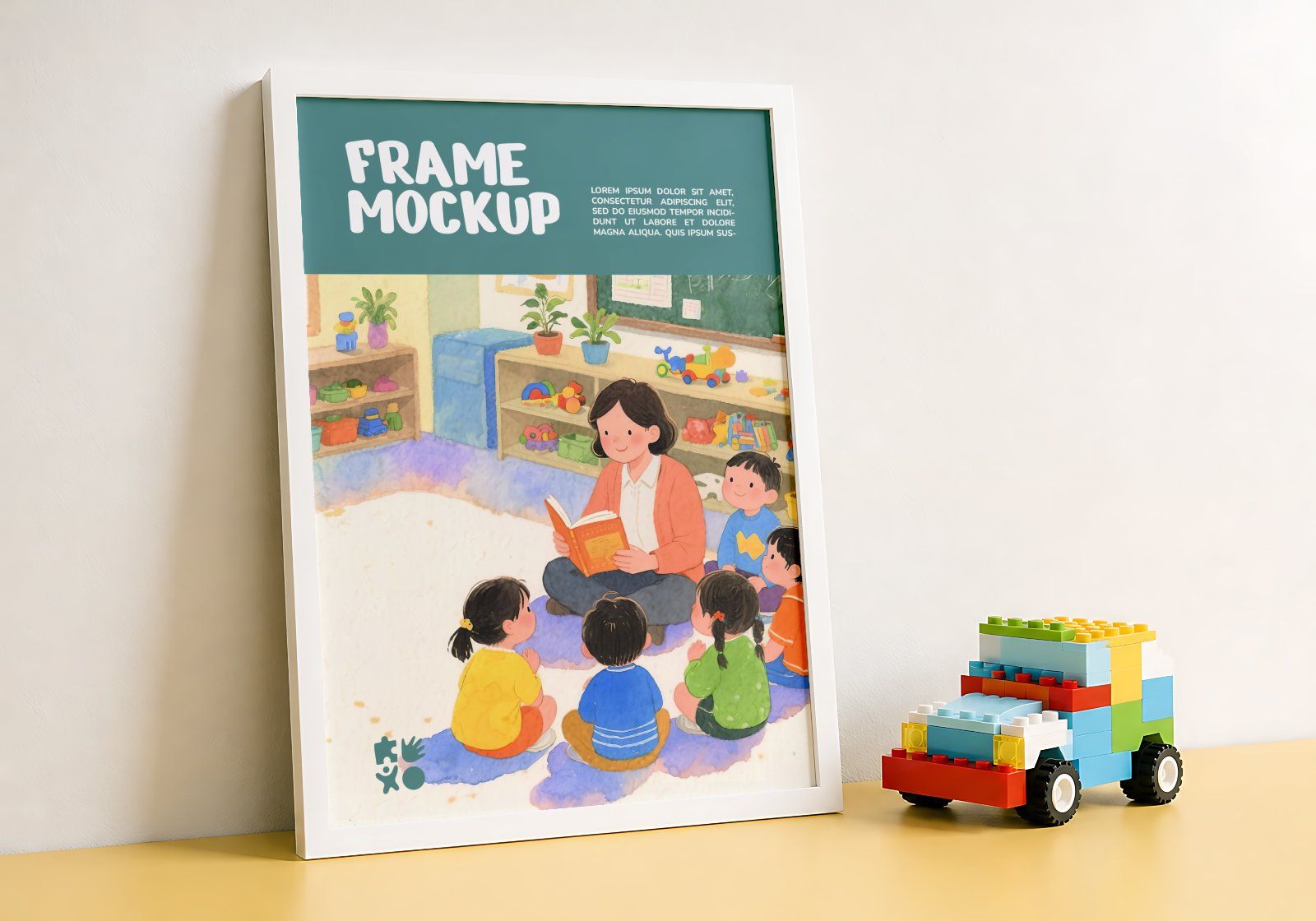 Daycare Center Mockup Bundle - Childcare & Nursery Branding Mockup Pack (15 PSD) — image 14