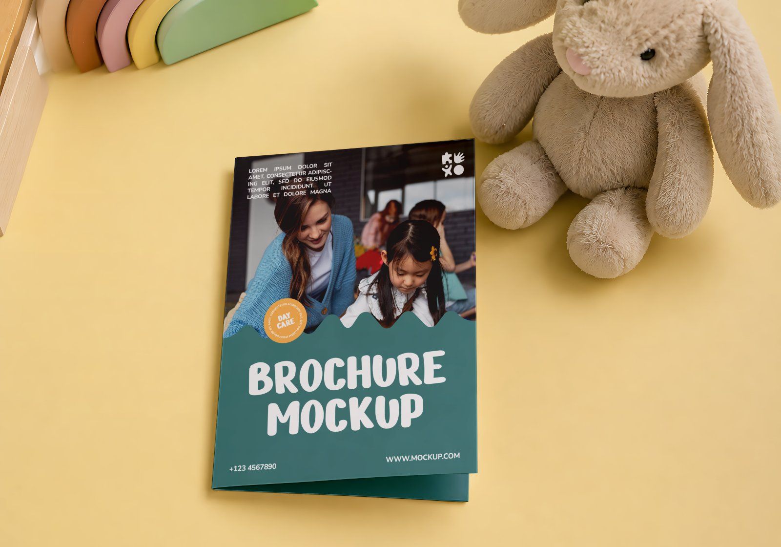 Daycare Center Mockup Bundle - Childcare & Nursery Branding Mockup Pack (15 PSD) — image 9