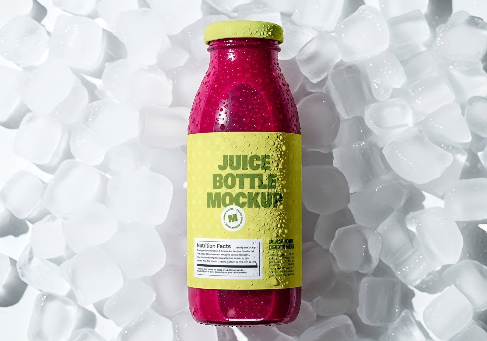 Premium Branding Drinking Store Mockup